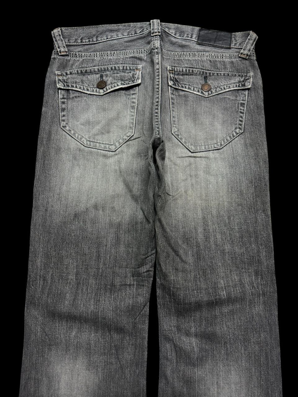 Jun Takahashi 💥Flare💥90’s Style Uniqlo Regular Fit Bootcut Sand Wash Size US 33 - 13 Thumbnail