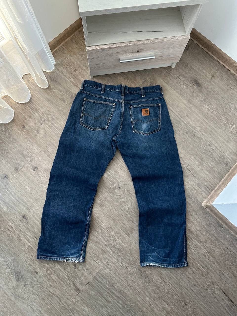 Carhartt × Carhartt Wip × Vintage Vintage Carhartt Western Denim Baggy Pants Size US 30 / EU 46 - 5 Thumbnail