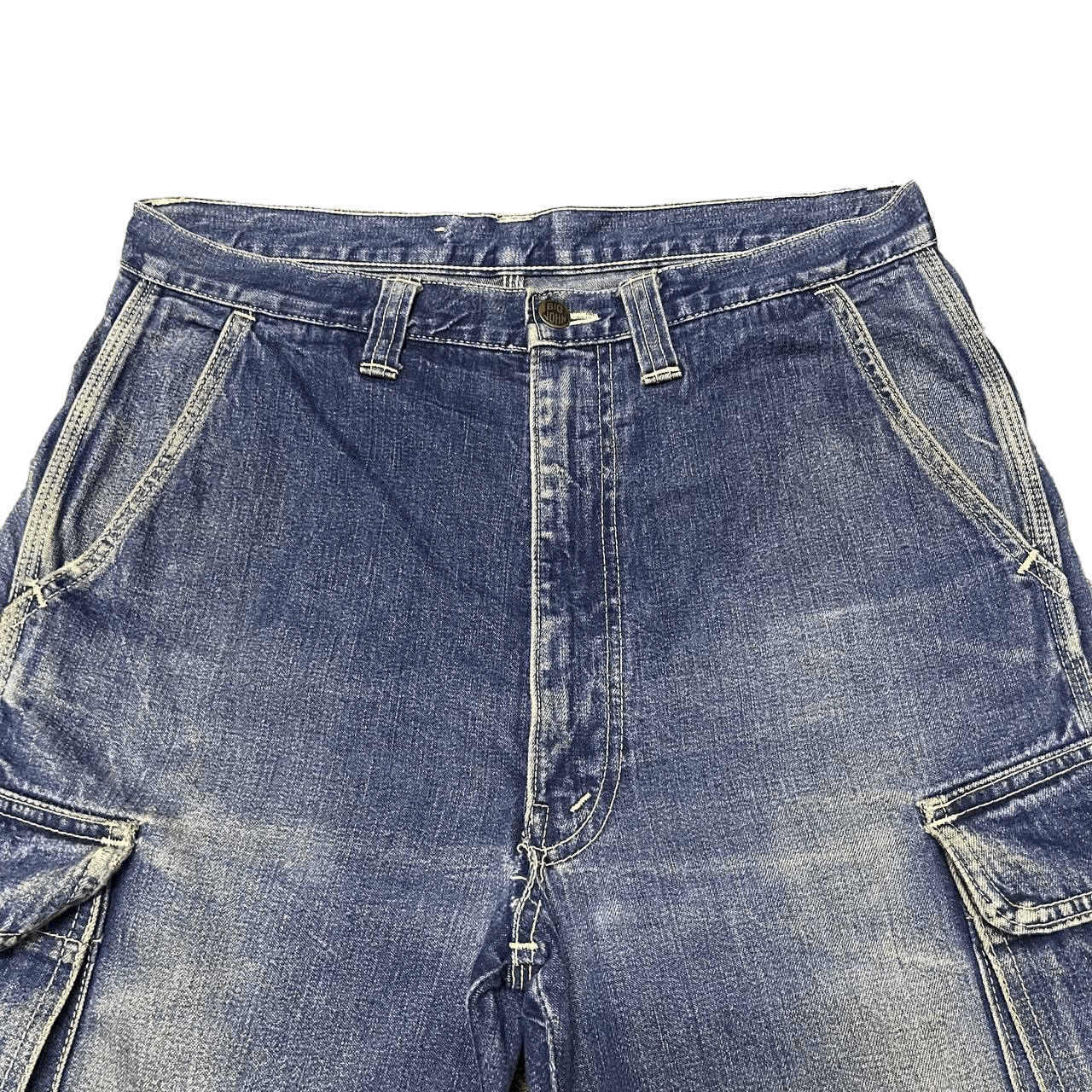 Big John Vintage Big John Cargo Denim Jeans Size US 33 - 4 Thumbnail