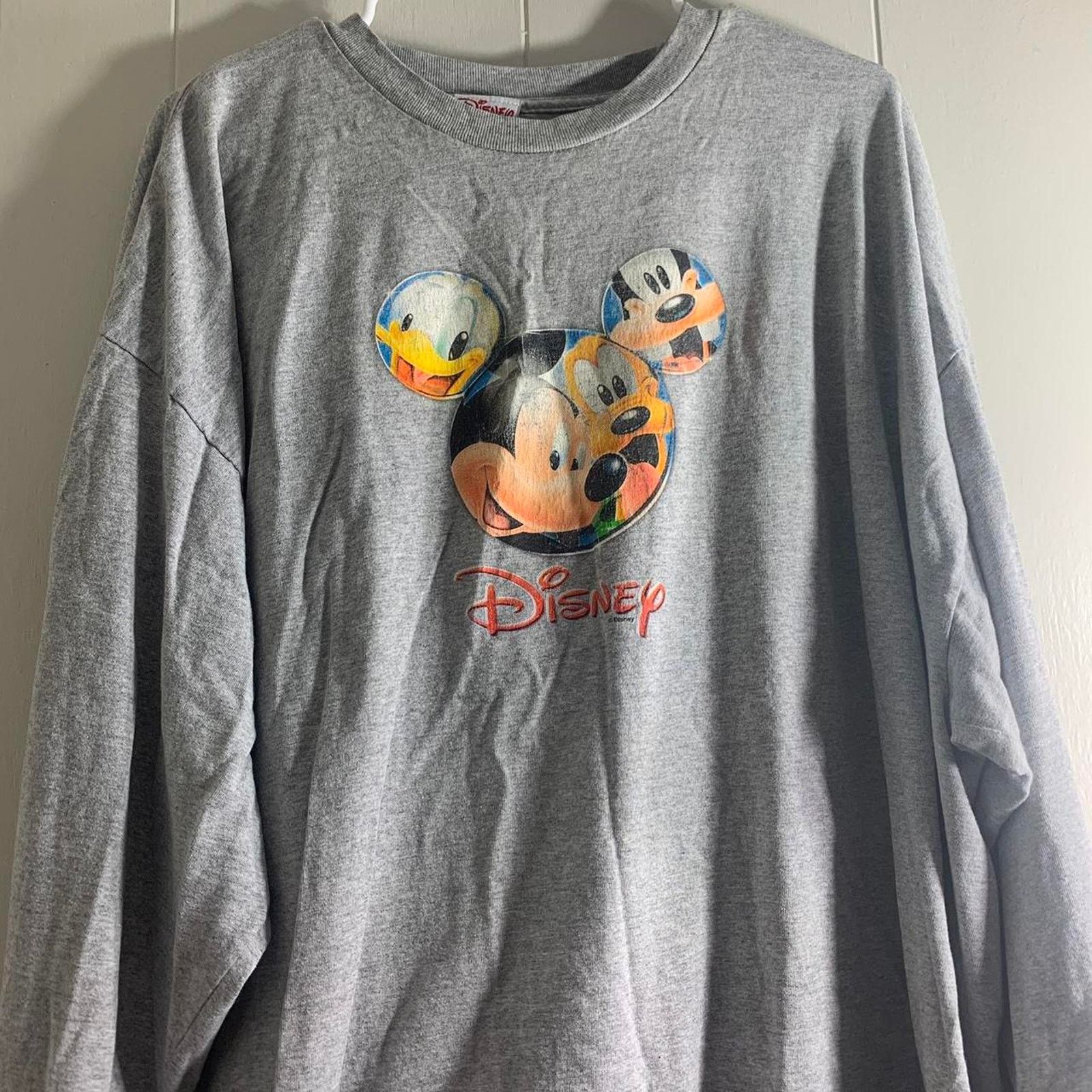 Disney vintage Y2K 2000s MICKEY MOUSE GOOFY long sleeve tee shirt Size US XXL / EU 58 / 5 - 3 Thumbnail