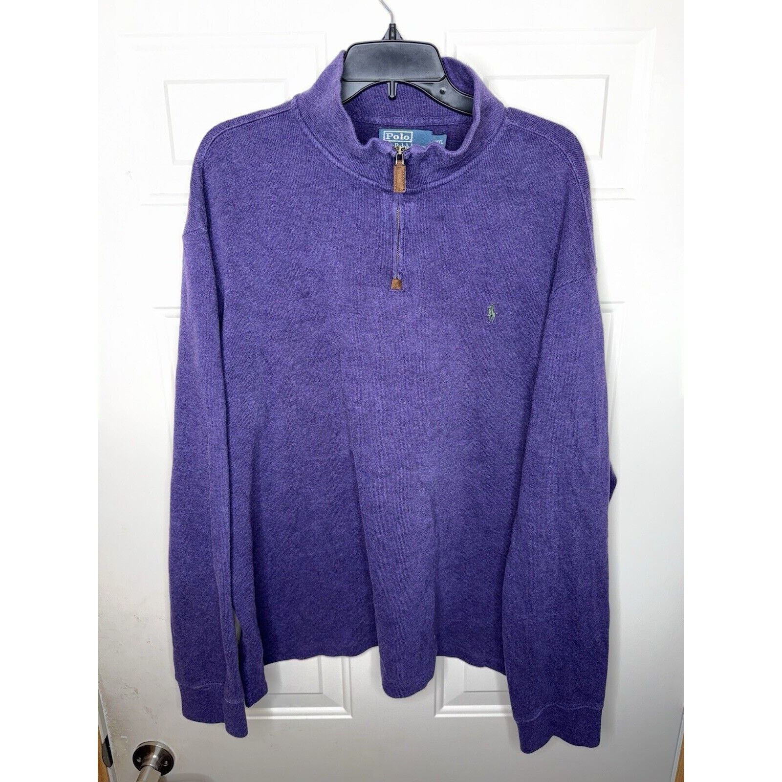 Ralph Lauren Polo Ralph Lauren Sweater Purple Men’s XXL 1/4 Zip Jumper Size US XXL / EU 58 / 5 - 1 Thumbnail
