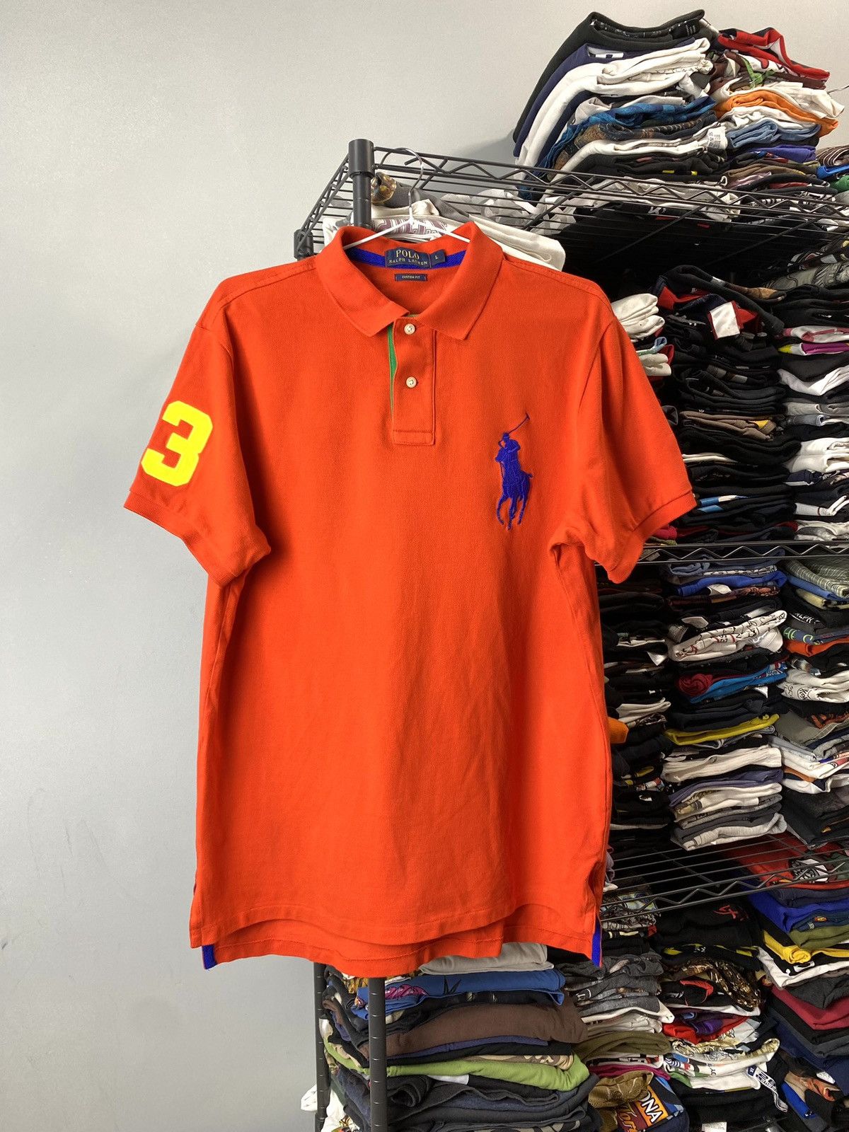 Polo Ralph Lauren Vintage Polo Ralph Lauren Polo Shirt Tee Size US L / EU 52-54 / 3 - 1 Thumbnail