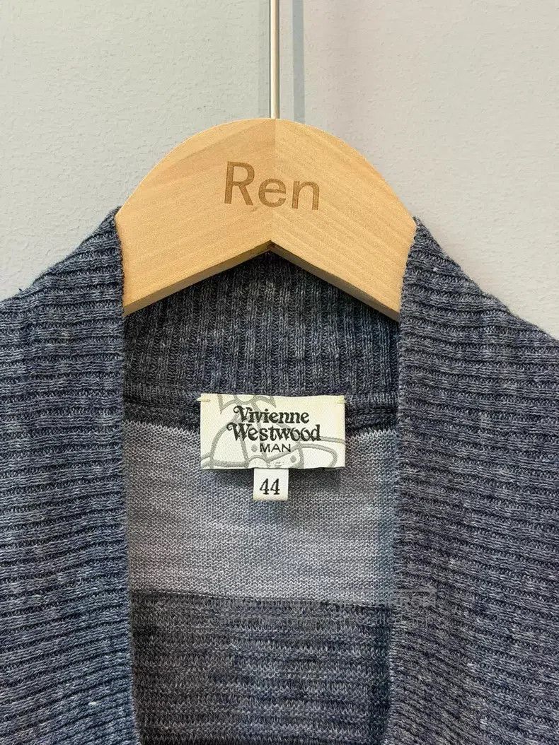 Vivienne Westwood Vivienne Westwood Irregular wool knit long-sleeve cardigan Size M / US 6-8 / IT 42-44 - 5 Thumbnail