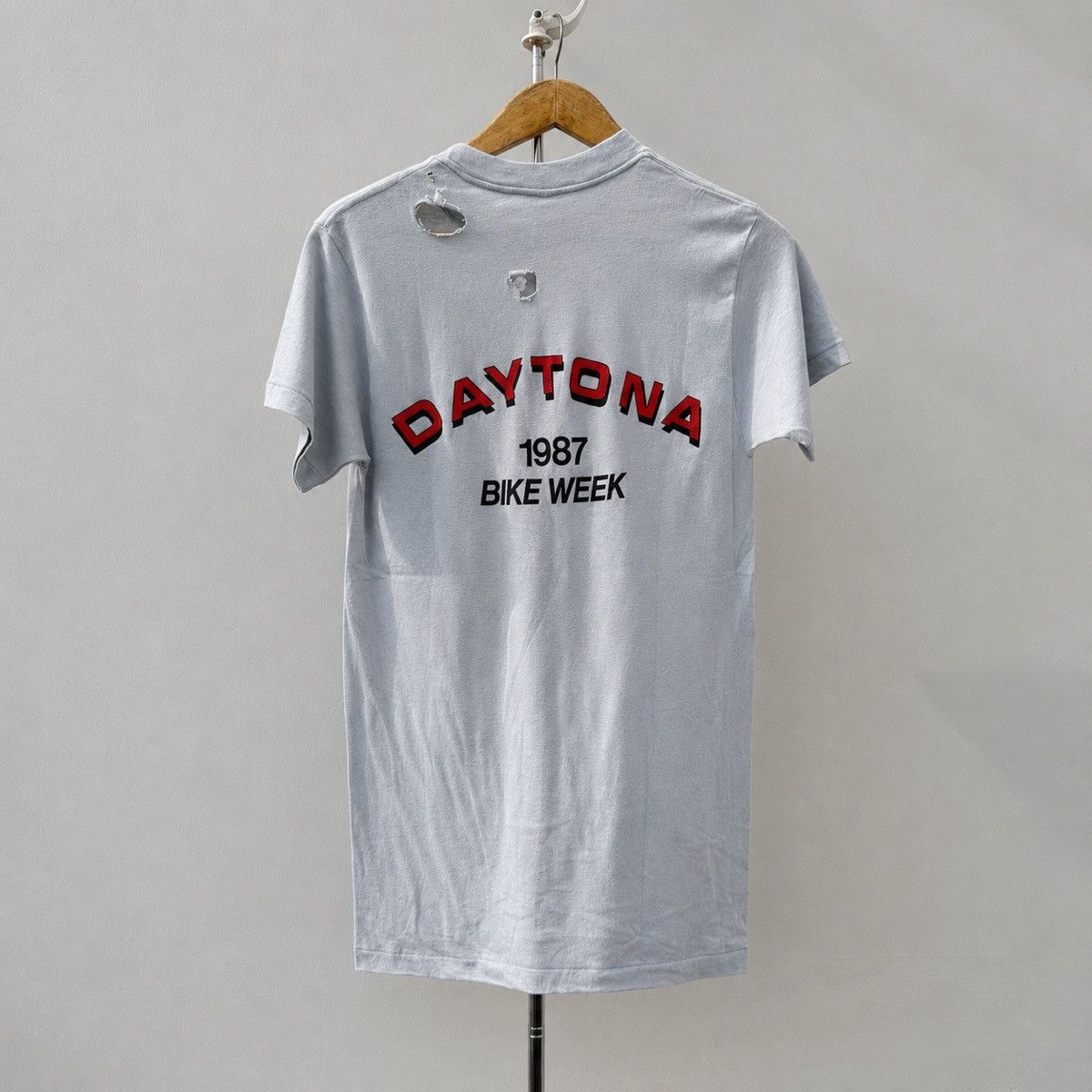 Vintage 1987 Daytona Bike Week International Speedway Graphic T-Shir Size US S / EU 44-46 / 1 - 3 Thumbnail