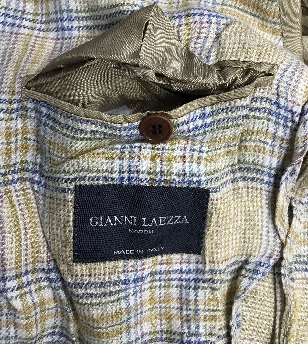 Gianni Valentino × Vintage Vintage Gianni Laezza Napoli Made In Italy Jacket Size US M / EU 48-50 / 2 - 14 Thumbnail