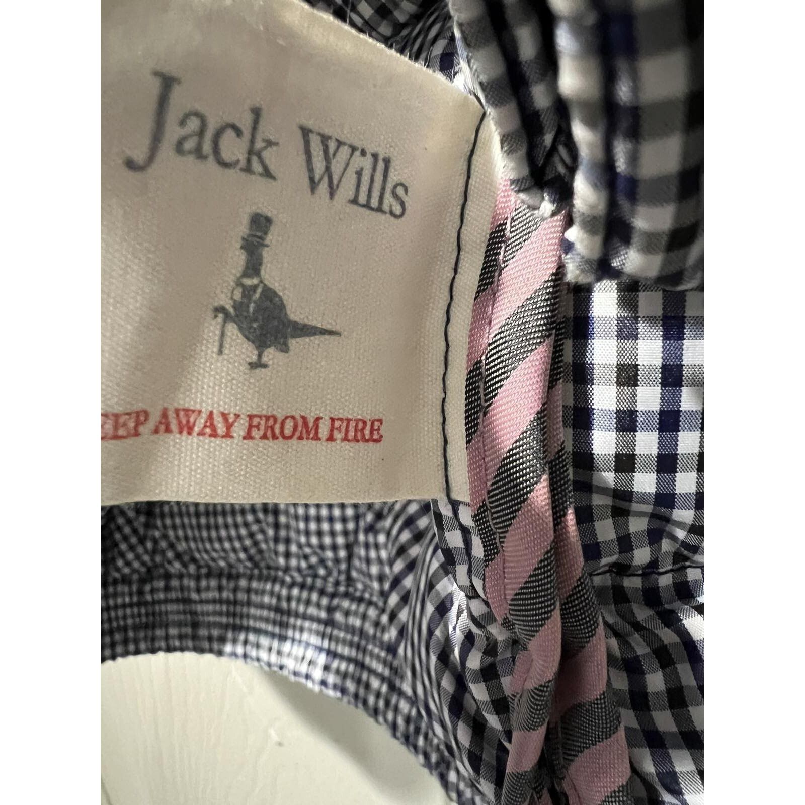 Jack Wills Jack Wills White Navy Houndstooth Size 6 A001512 Size M / US 6-8 / IT 42-44 - 9 Thumbnail
