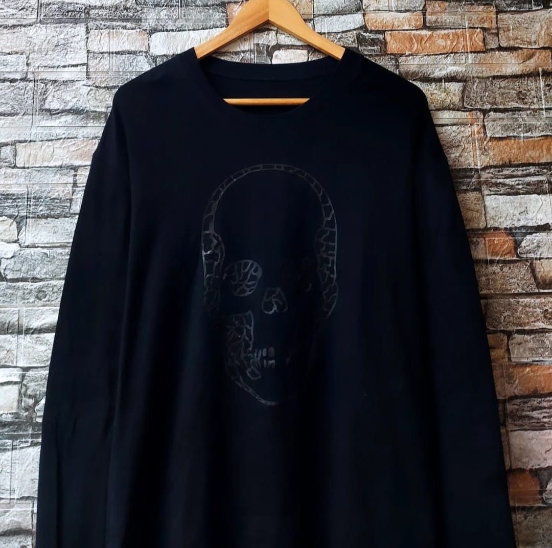 Lucien Pellat-Finet Lucien Pellat Finet Skull Long Sleeve Tshirt Size US XL / EU 56 / 4 - 2 Thumbnail
