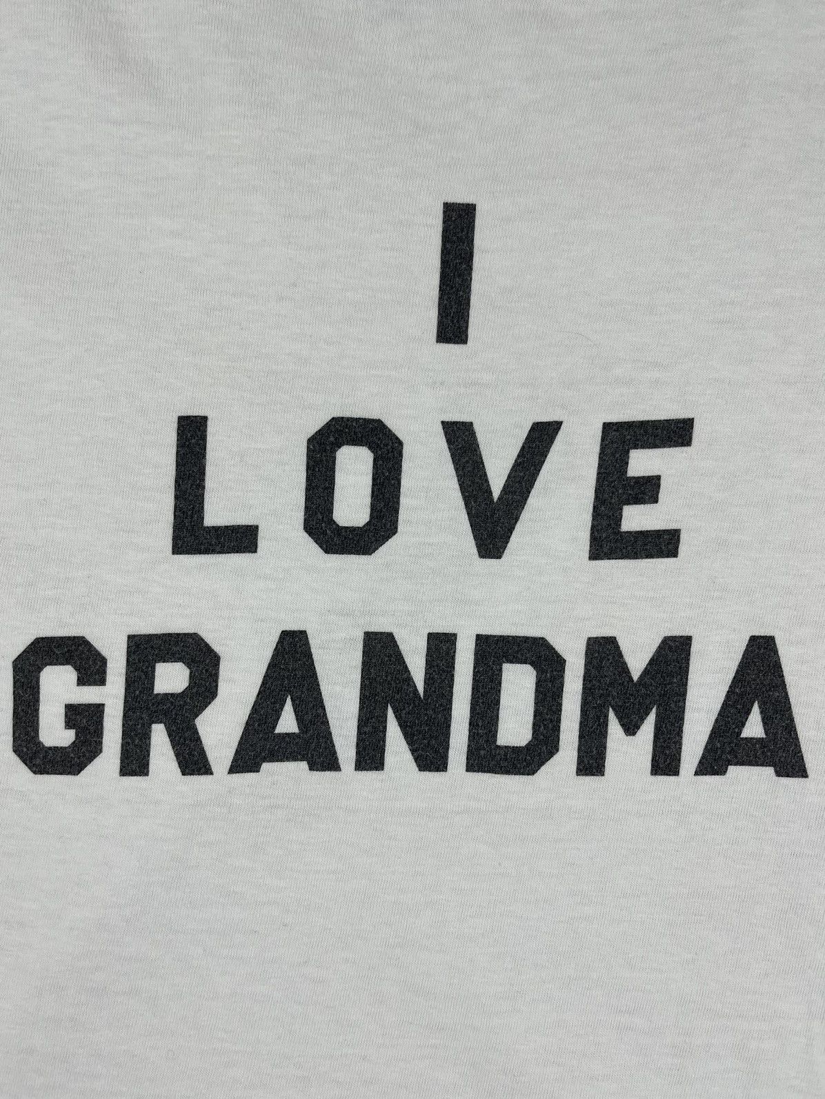 Japanese Brand Number (N)ine I Love Grandma Print Tshirt White Size US M / EU 48-50 / 2 - 2 Thumbnail