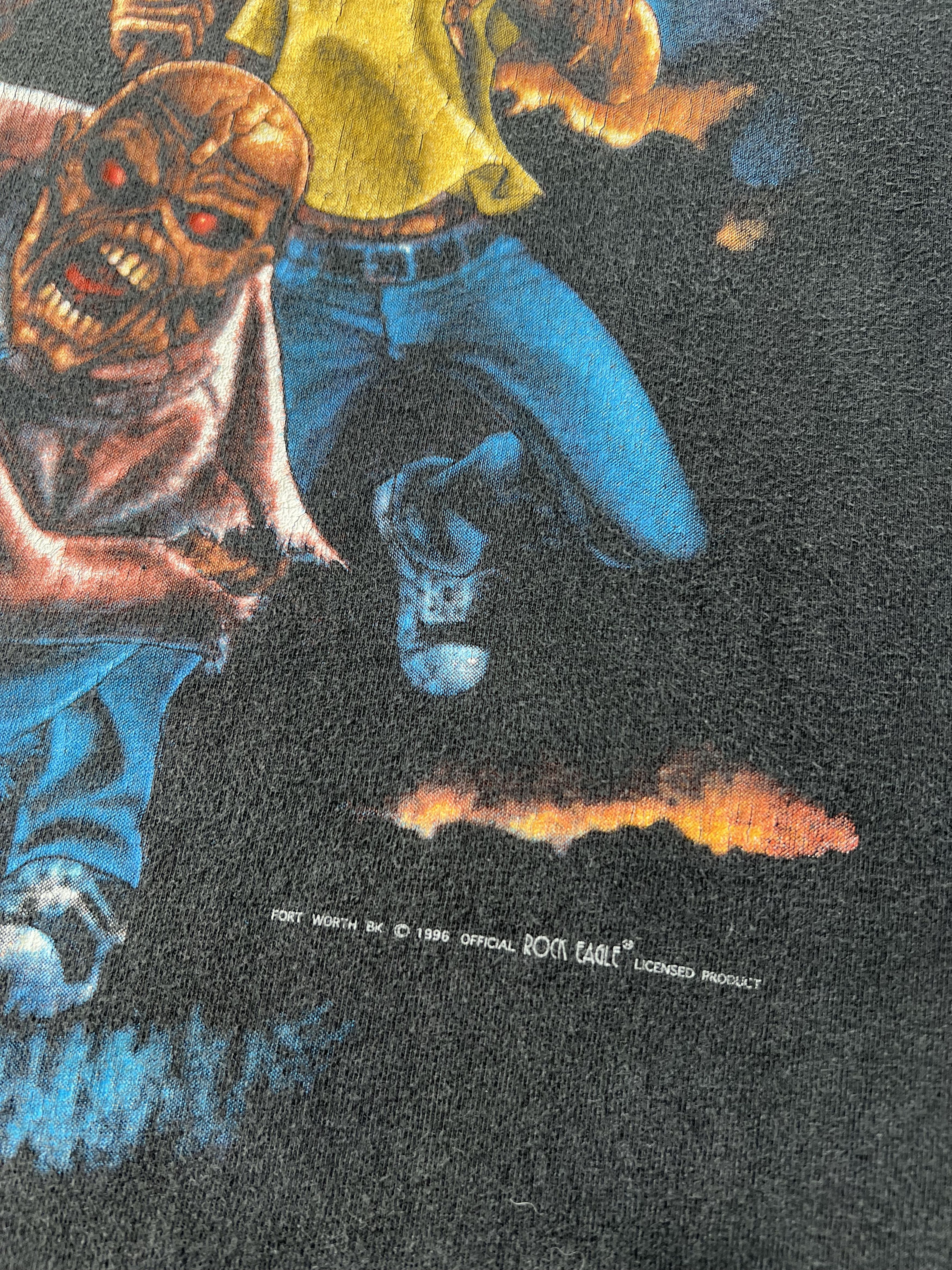 Band Tees Vintage 1996 Iron Maiden Best of the Beast Black T-shirt Size US XL / EU 56 / 4 - 8 Thumbnail