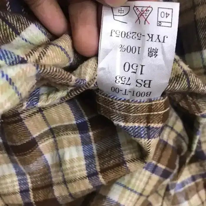 Big John Vintage Big John Plaid Tartan Flannel Shirt Size US XXS / EU 40 - 8 Thumbnail
