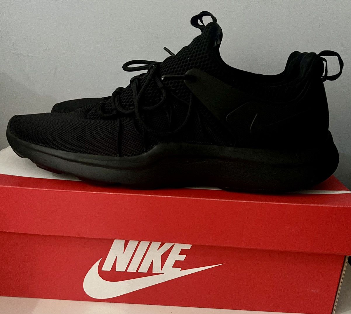 Nike Authentic Nike Darwin sneakers all black size 11 Size US 11 / EU 44 - 3 Thumbnail