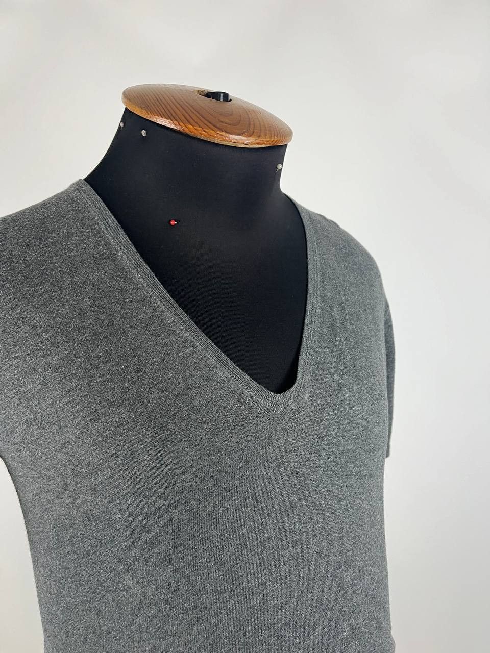 Japanese Brand × N.Hoolywood N HOOLYWOOD Men Grey Asymmetric T-shirt Size L (0459) Size US L / EU 52-54 / 3 - 4 Thumbnail