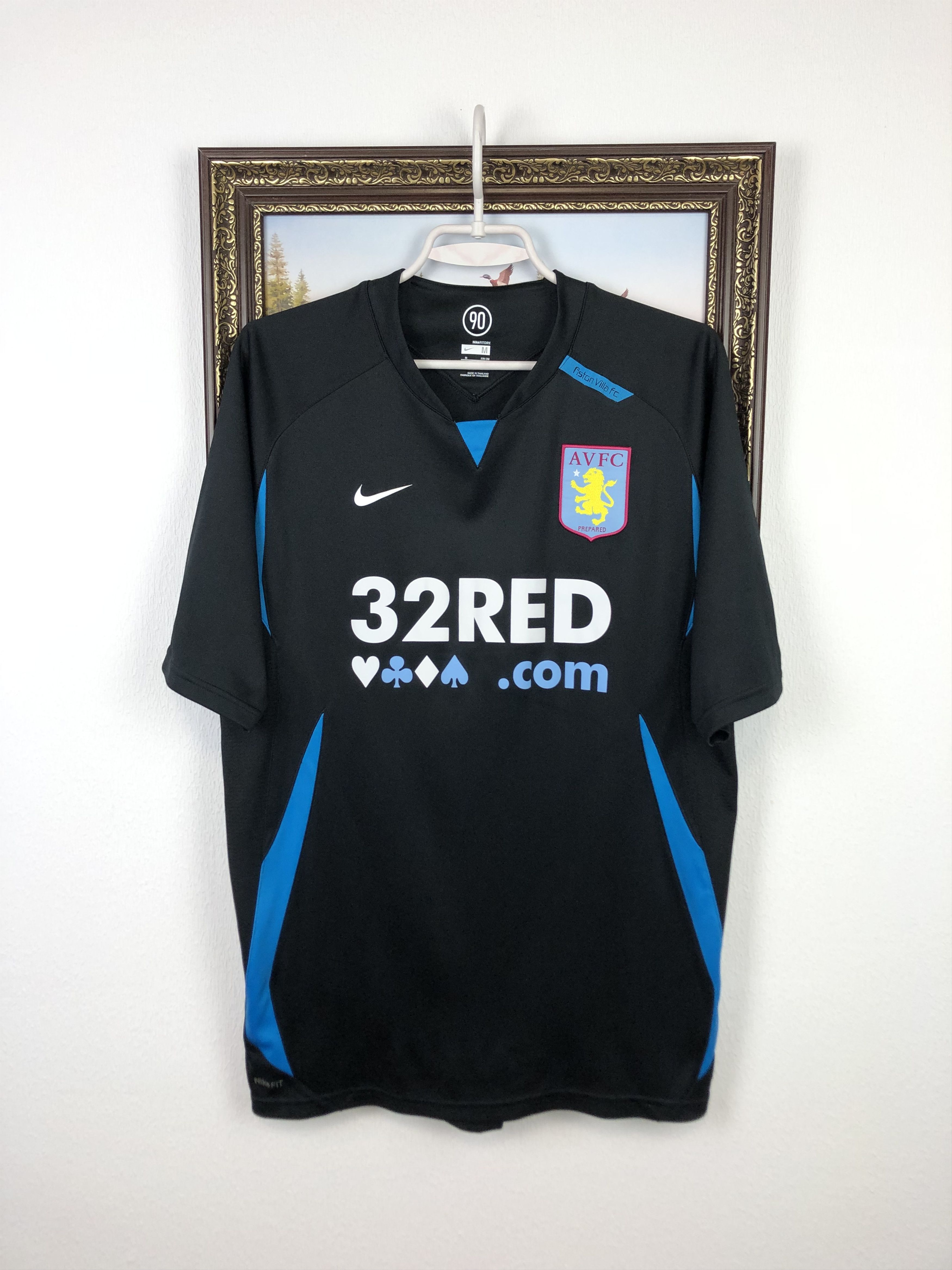 Nike Vintage Nike Aston Villa Training Football Shirt Jersey Size US M / EU 48-50 / 2 - 1 Thumbnail