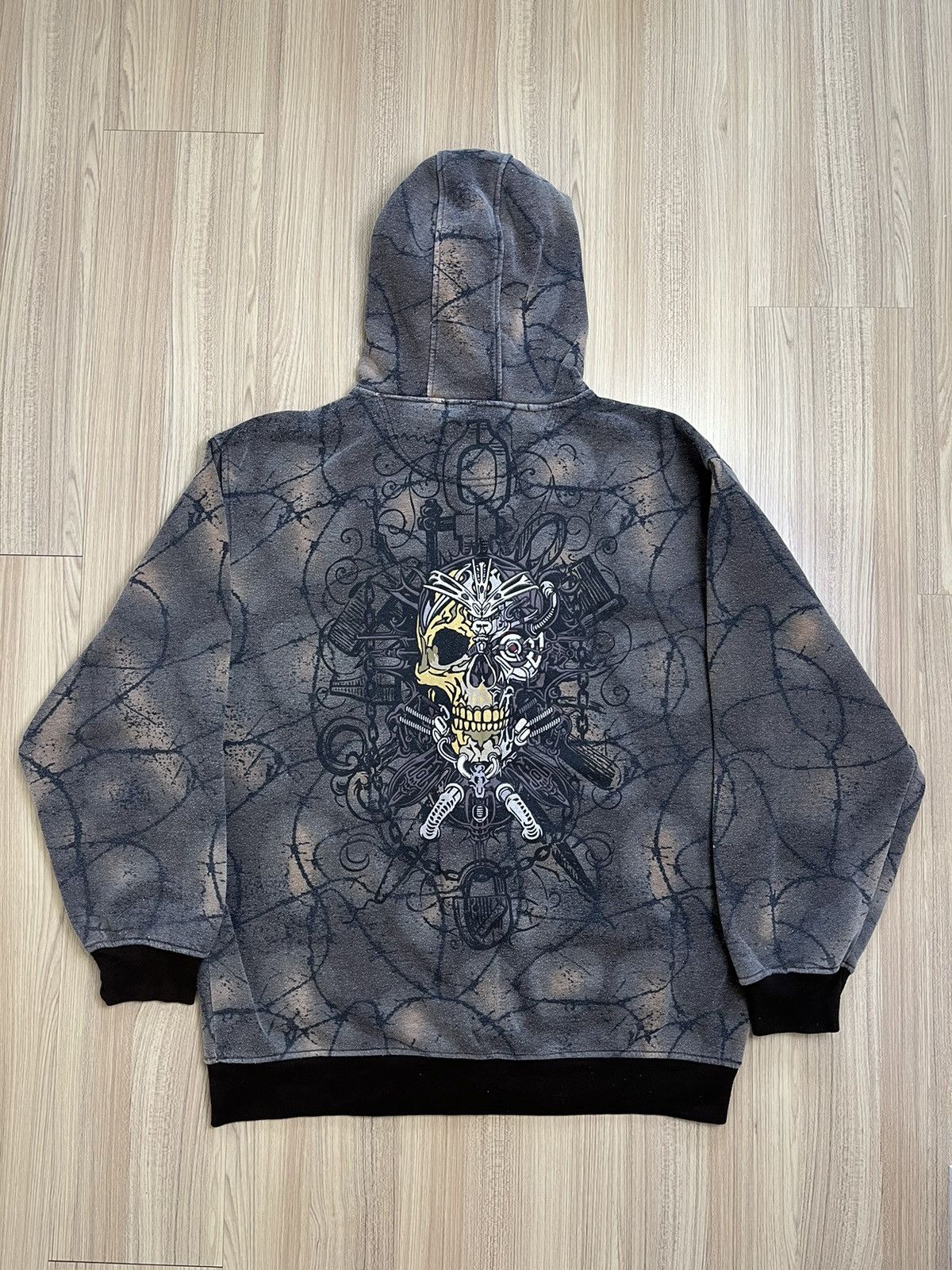 Vintage 🔥Very Rare🔥 Mecca Jeans x BTL 2000s Grunge Full Zip Hoodies Size US L / EU 52-54 / 3 - 5 Thumbnail