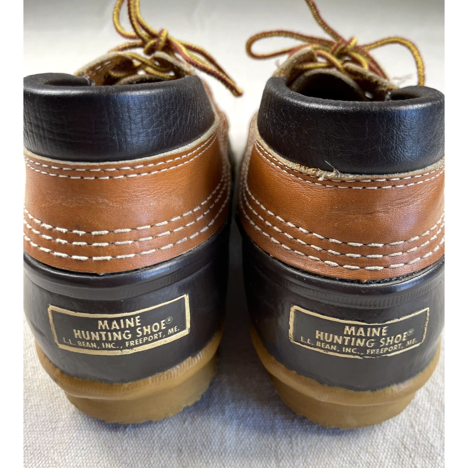 Vintage VINTAGE L.L. Bean Women's Duck Boots Low Top Waterproof Brown Ankle Rain Boot Sz 10 USA 90s Size L / US 10 / IT 46 - 4 Thumbnail