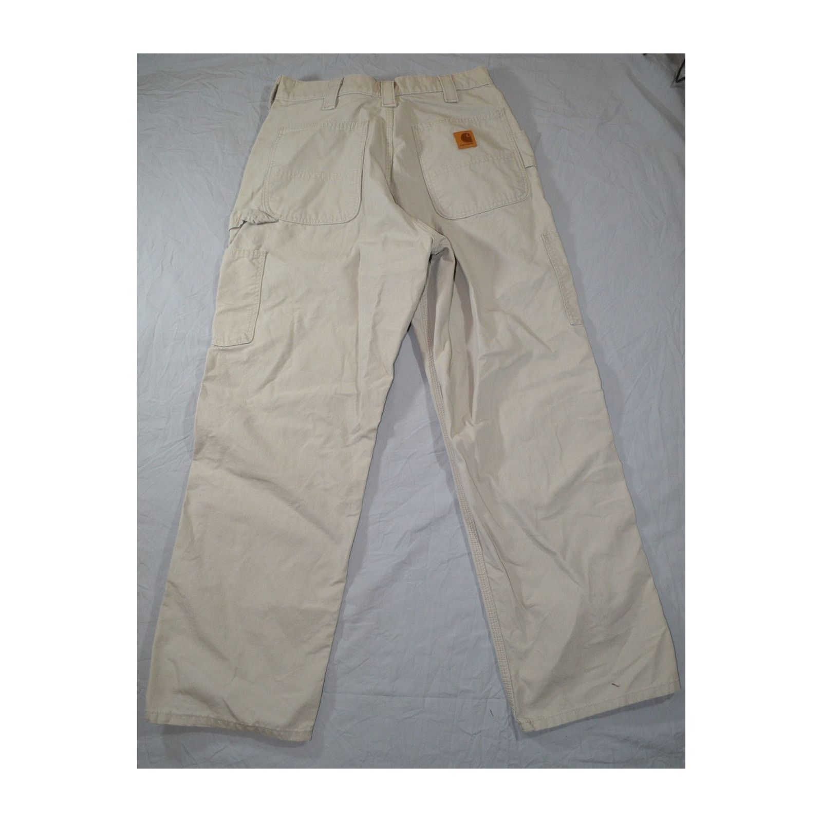 Carhartt Carhartt Men's Khaki Cotton Work Pants Size 33 Size US 33 - 3 Thumbnail