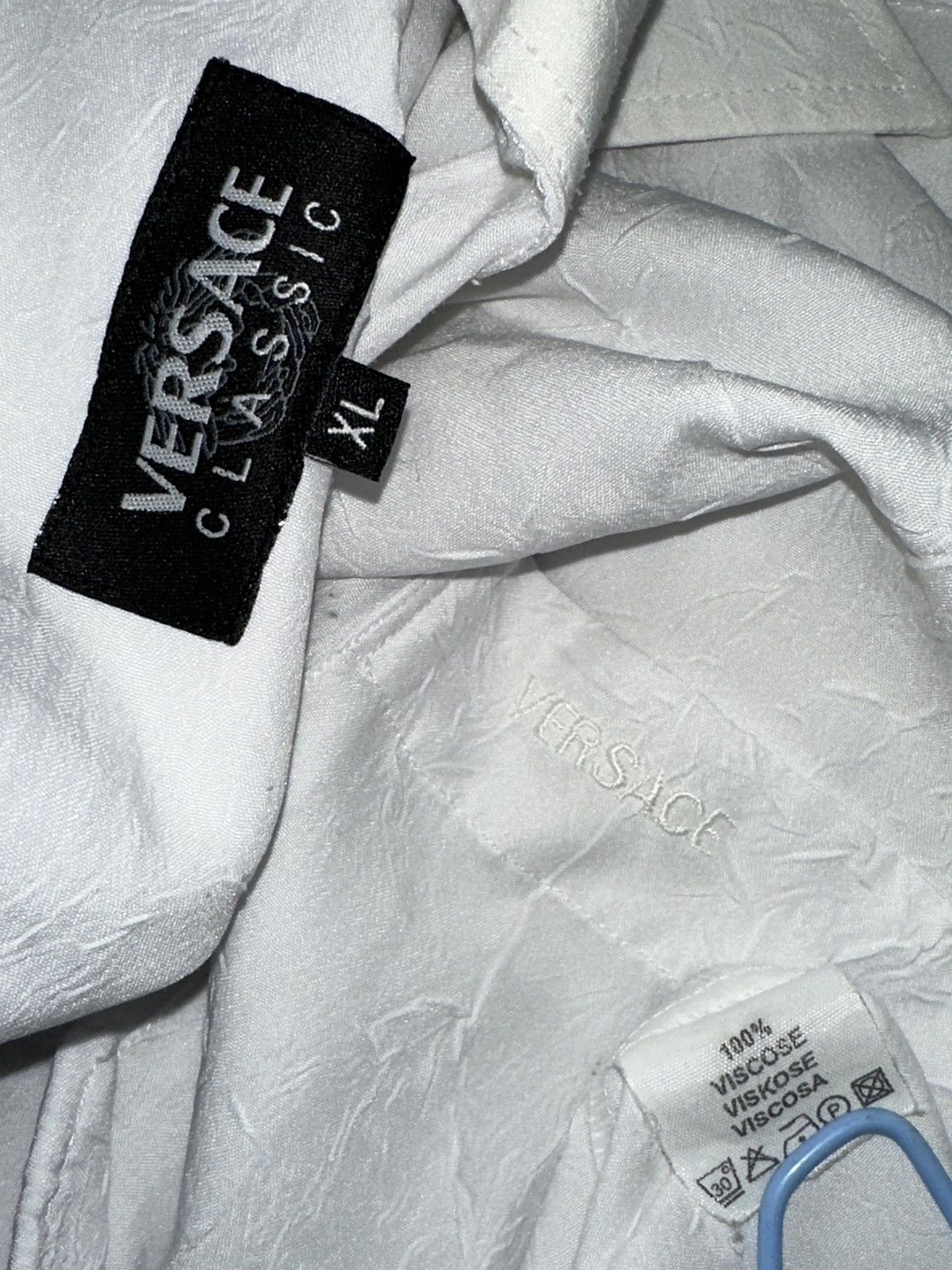 Versace Versace Classic Shirt Viscose 100% Size US XL / EU 56 / 4 - 5 Thumbnail