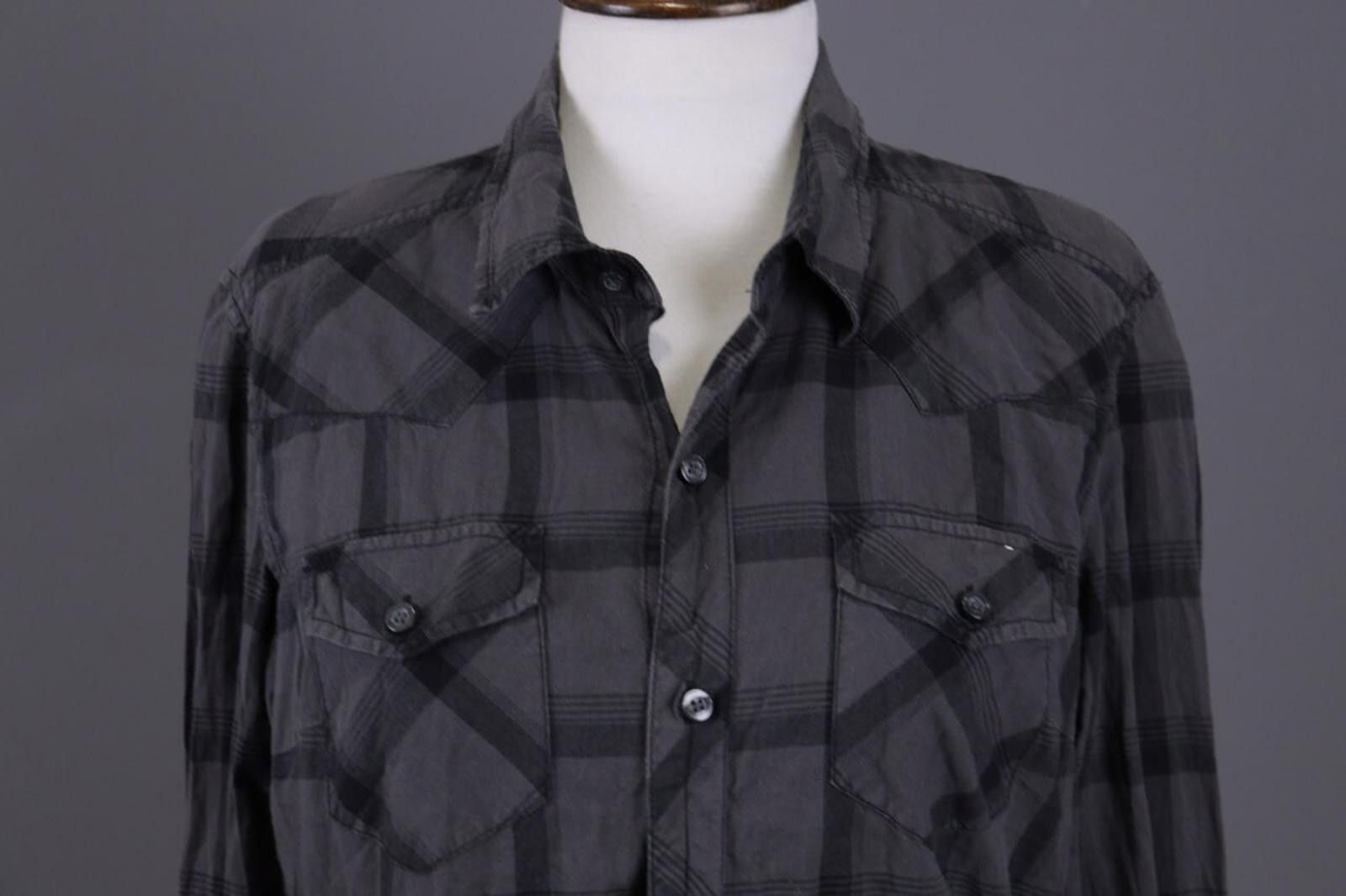 Carhartt Carhartt Gray Check Pockets Overshirt Shirt Size L Size L / US 10 / IT 46 - 2 Thumbnail