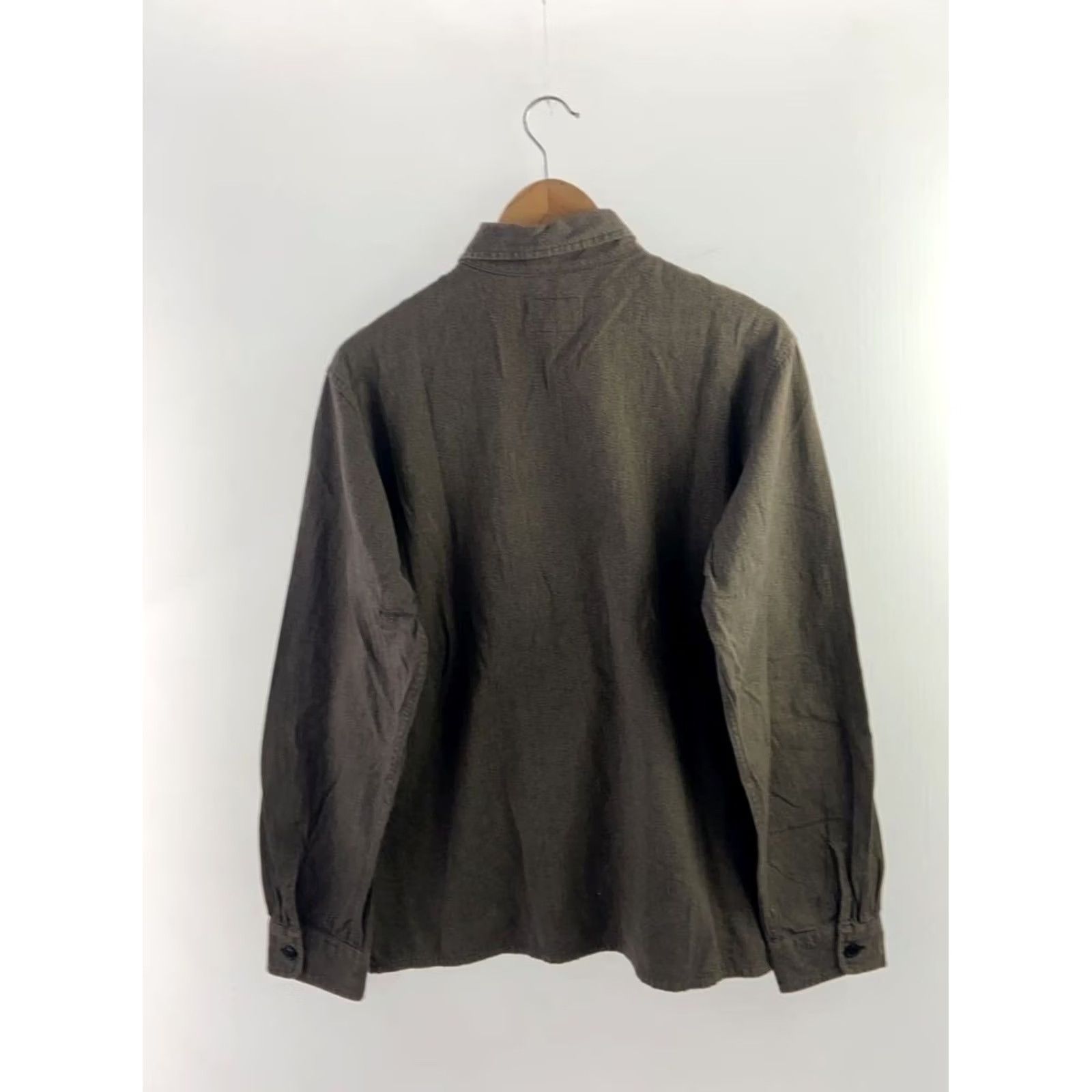 Engineered Garments Engineered Garments Shirt Mens L Brown Men Half Button Long Sleeve Size Cotton USED Size US L / EU 52-54 / 3 - 2 Thumbnail