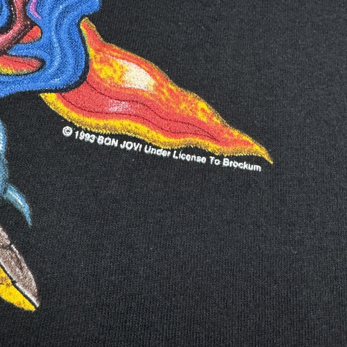Bon Jovi Vintage Bon Jovi Screen Stars World Tour 1993 T-Shirt Size L Size US L / EU 52-54 / 3 - 10 Thumbnail
