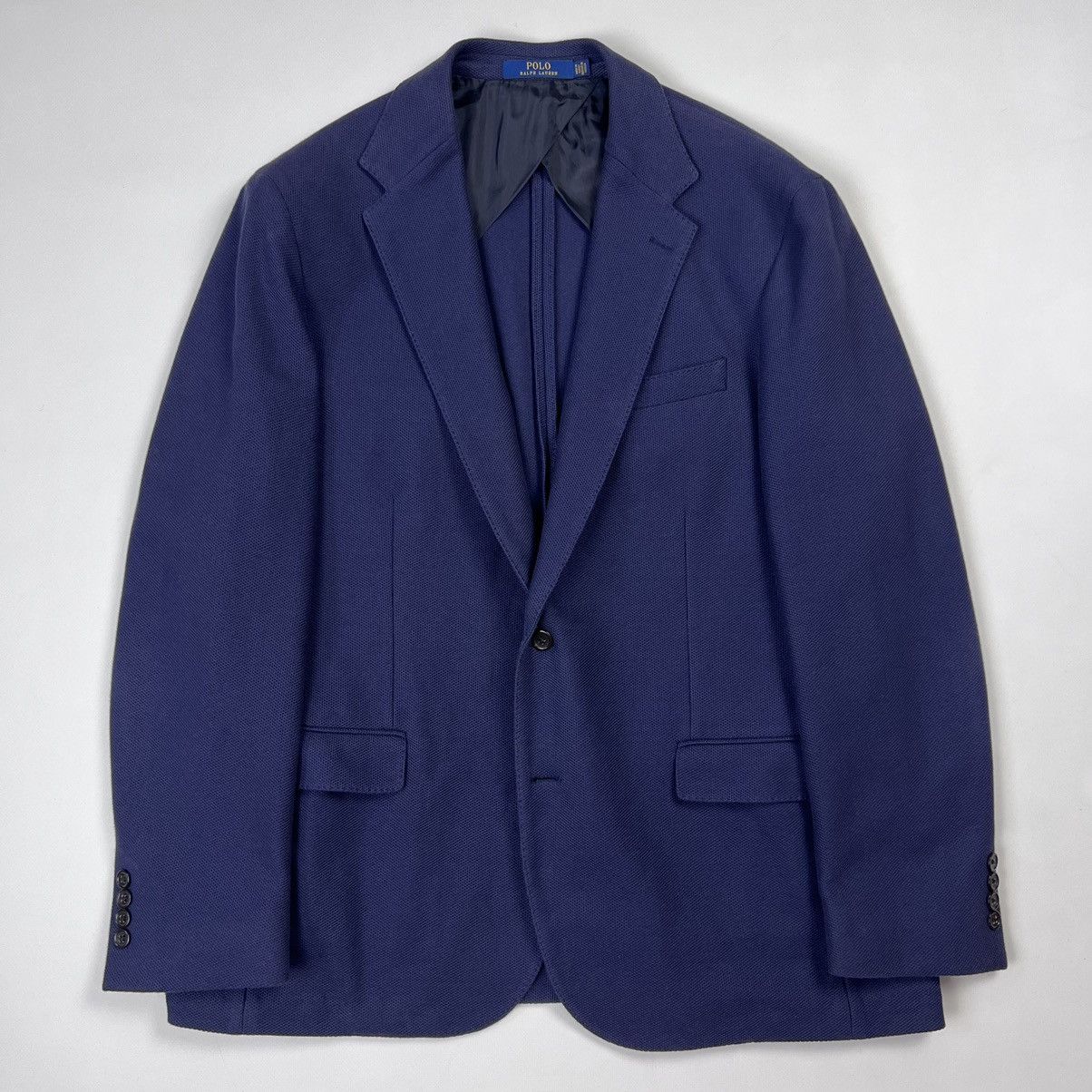 Polo Ralph Lauren × Ralph Lauren Ralph Lauren cotton knit blazer jacket sport coat Size 46R - 1 Thumbnail