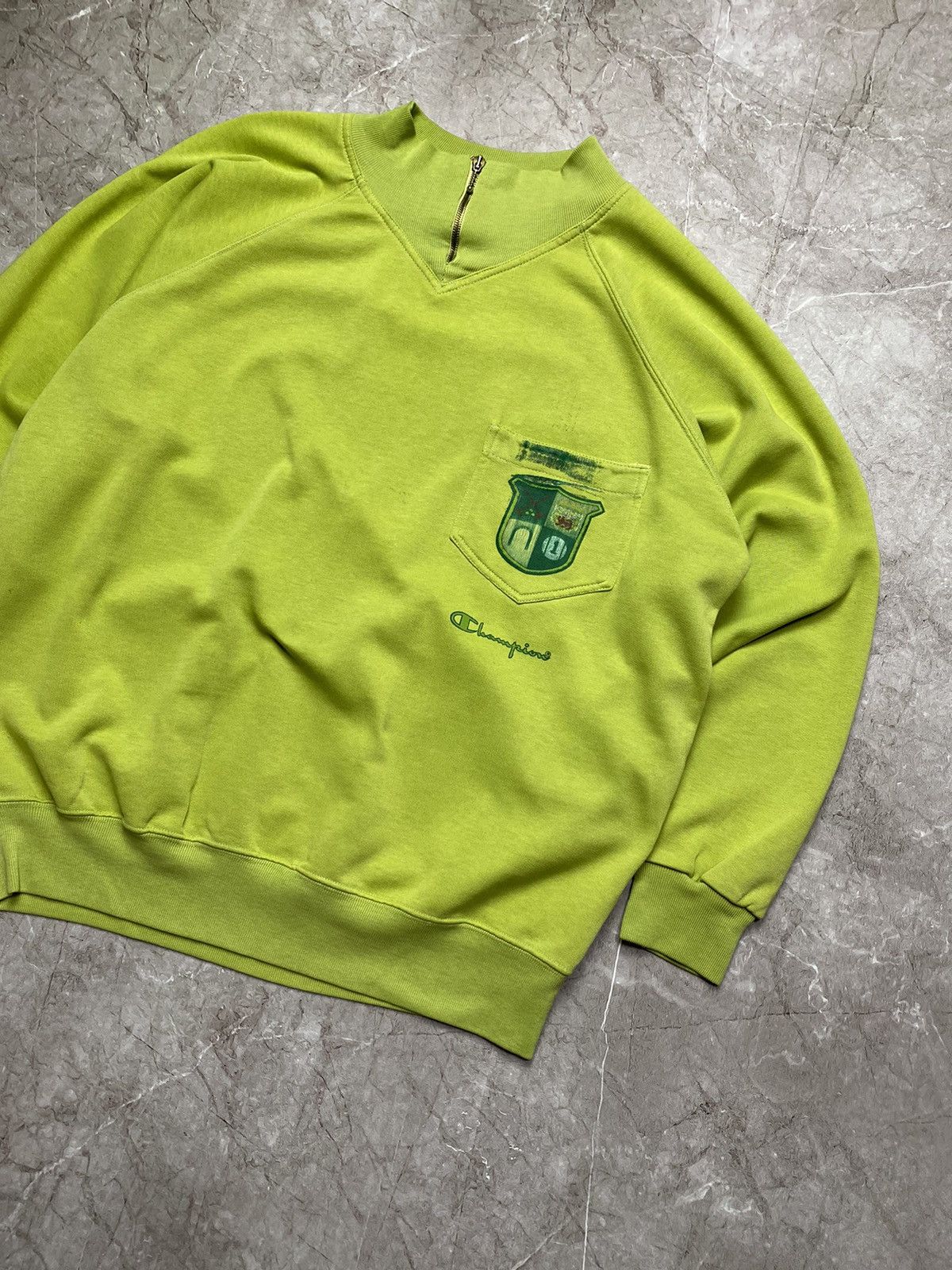 Champion × Vintage Vintage champion Made In USA Sweatshirt Size US XL / EU 56 / 4 - 2 Thumbnail