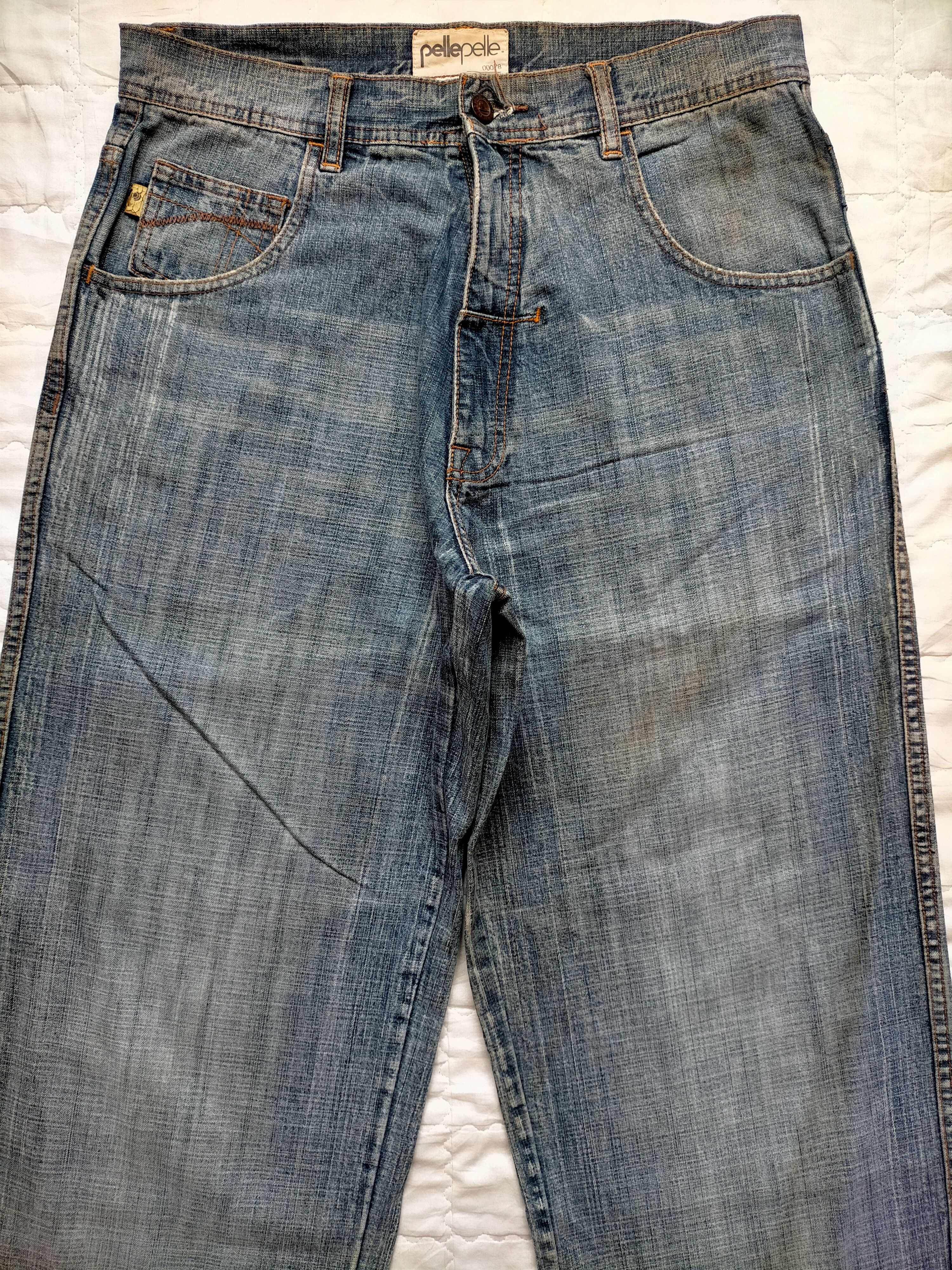 Pelle Pelle Vtg 90s Pelle Pelle Wide Baggy Skateboarding Style Jeans Size US 32 / EU 48 - 6 Thumbnail