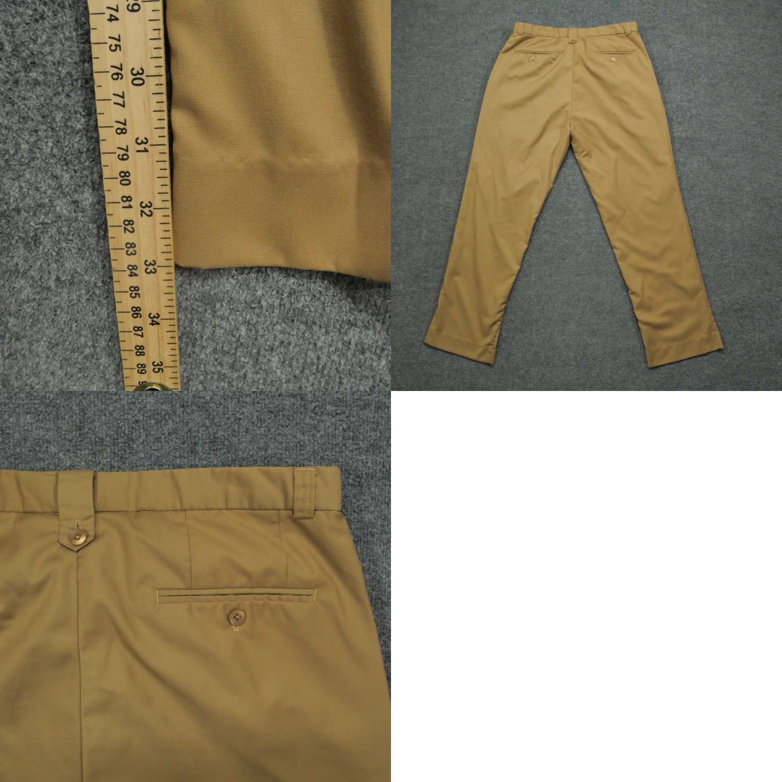 Vintage Michael Irvin Pants Mens 38x34 Tan Brown Khaki Slacks Dress 88 Size US 33 - 8 Thumbnail