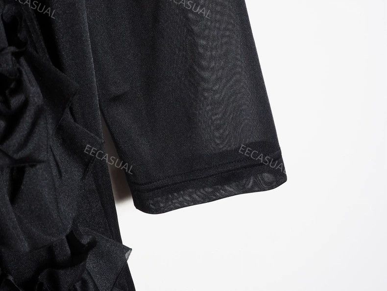 Comme des Garcons Comme Des Garcons Layered ruffled pleated long-sleeved dre Size S / US 4 / IT 40 - 5 Thumbnail