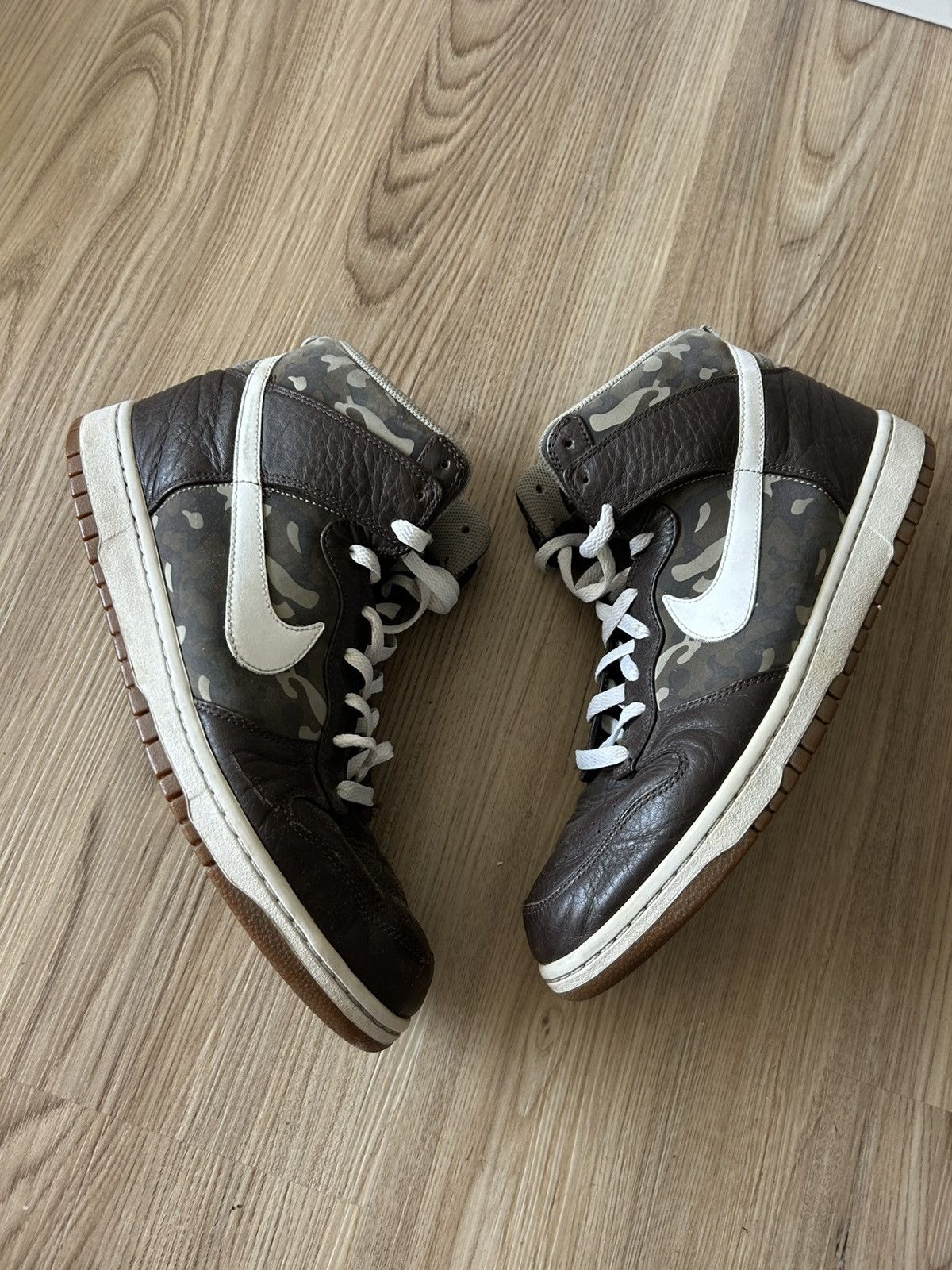 Nike SB 2008 Nike SB Dunk High Camo Real Tree Size US 12 / EU 45 - 4 Thumbnail