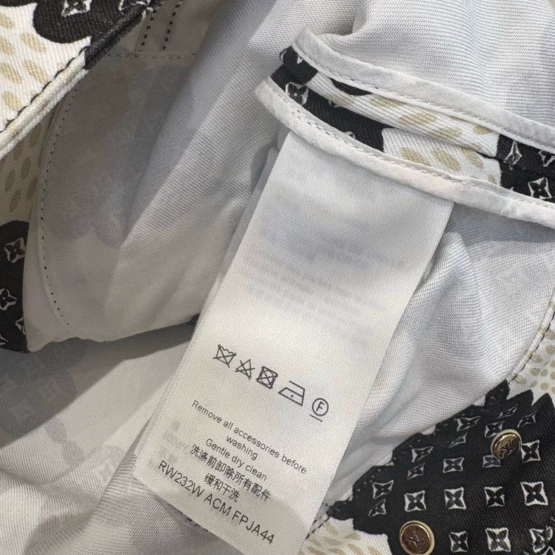 Louis Vuitton Louis Vuitton 23 New Checkerboard Full Print Leather Denim Size XS / US 0-2 / IT 36-38 - 8 Thumbnail