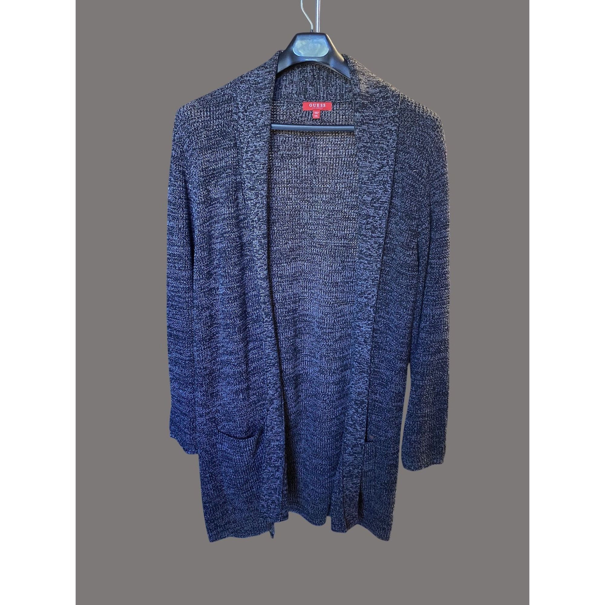 Guess Guess Los Angeles Gray Knit Open Front Cardigan XXL CB01 S Size XXL / US 16-18 / IT 52-54 - 1 Thumbnail