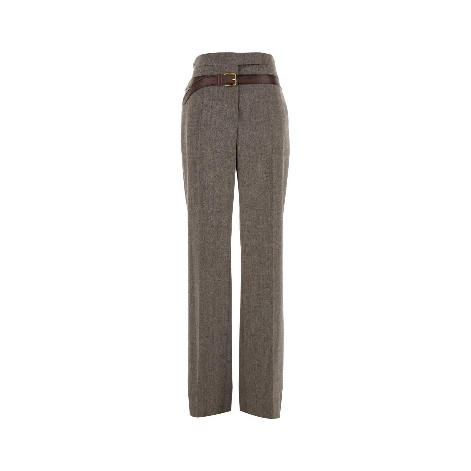 Prada PRADA Brown Melange Cappuccino Tech Wool Pants New & Authent Size 27" / US 4 / IT 40 - 1 Preview