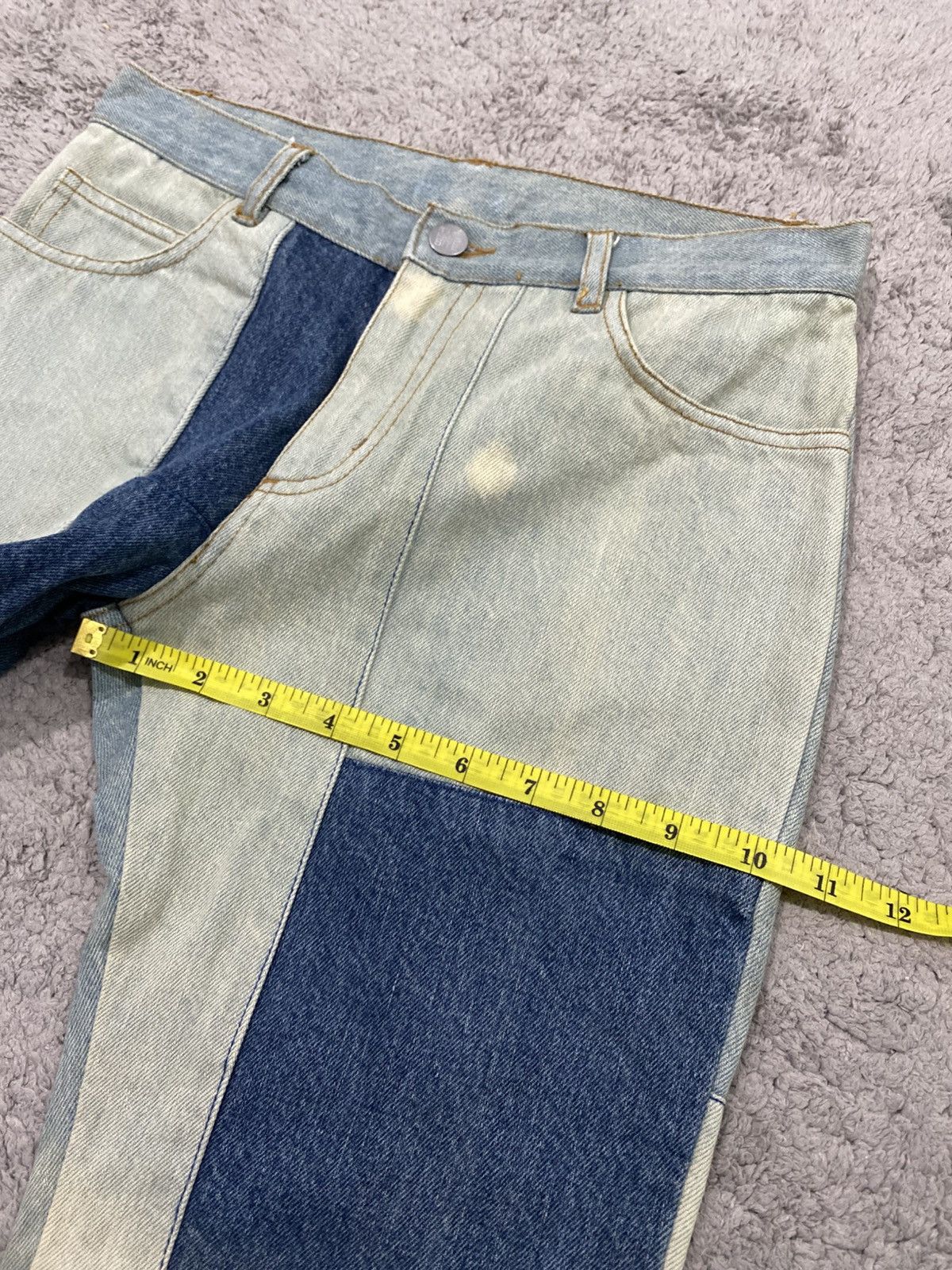 Kapital The Hipsite Patcwork Distressed Flare Denim Kapital Hysteric Size US 28 / EU 44 - 22 Thumbnail