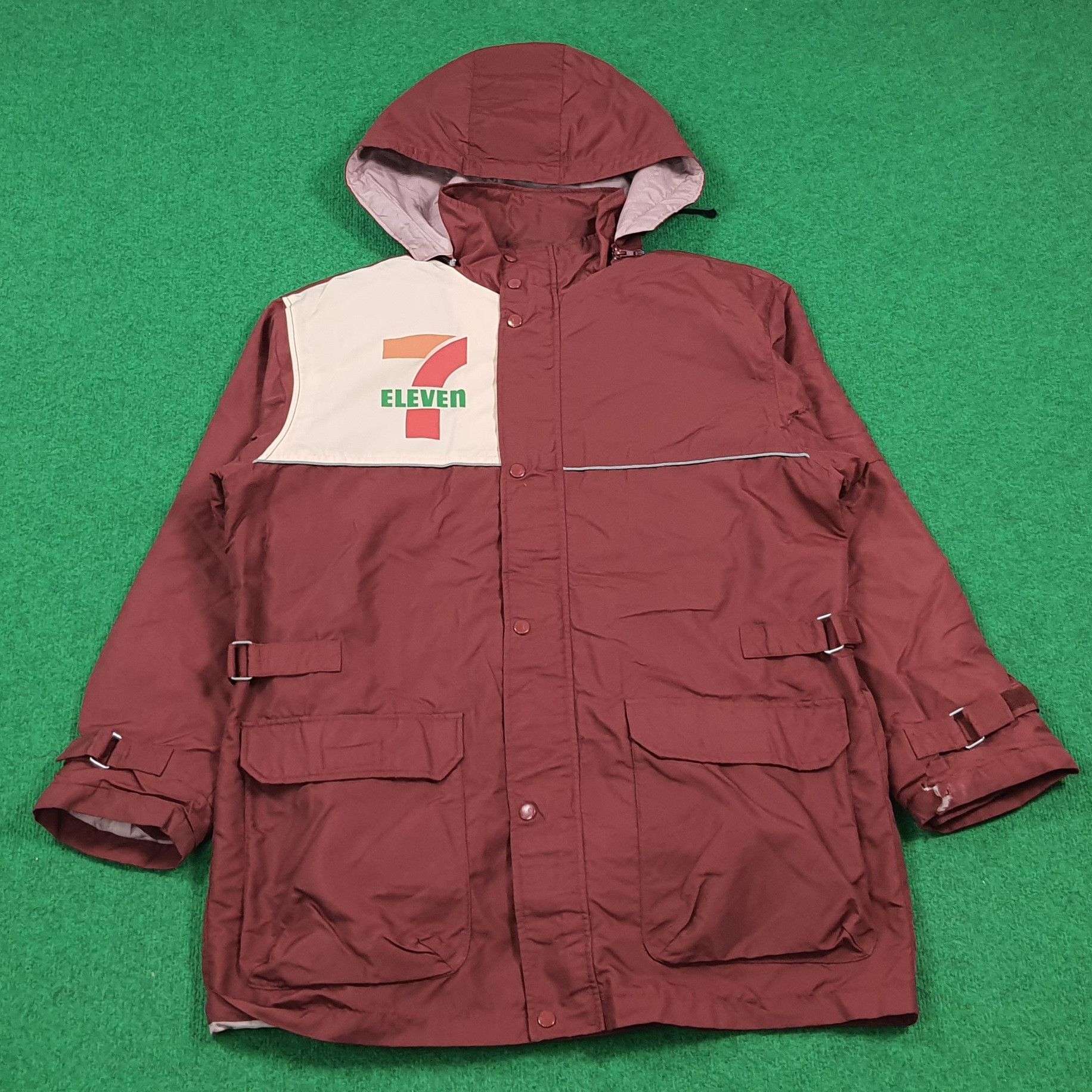 Japanese Brand Vintage 7 Eleven Japan Staff Outerwear Jacket C300N30 Size US XL / EU 56 / 4 - 3 Thumbnail