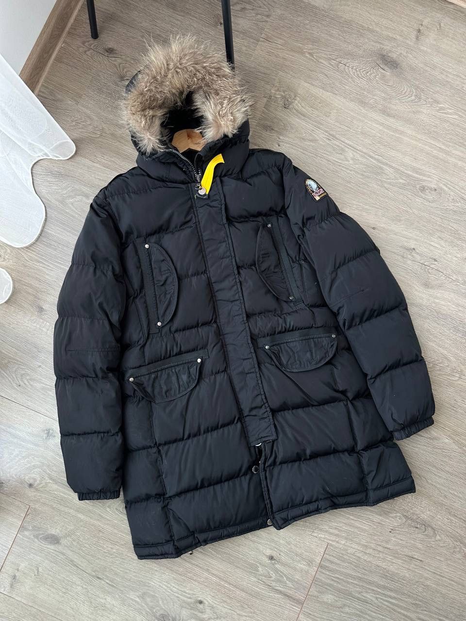 Parajumpers × Vintage Vintage Parajumpers Womens Black Parka Long Puffer Jacket Size XL / US 12-14 / IT 48-50 - 4 Thumbnail
