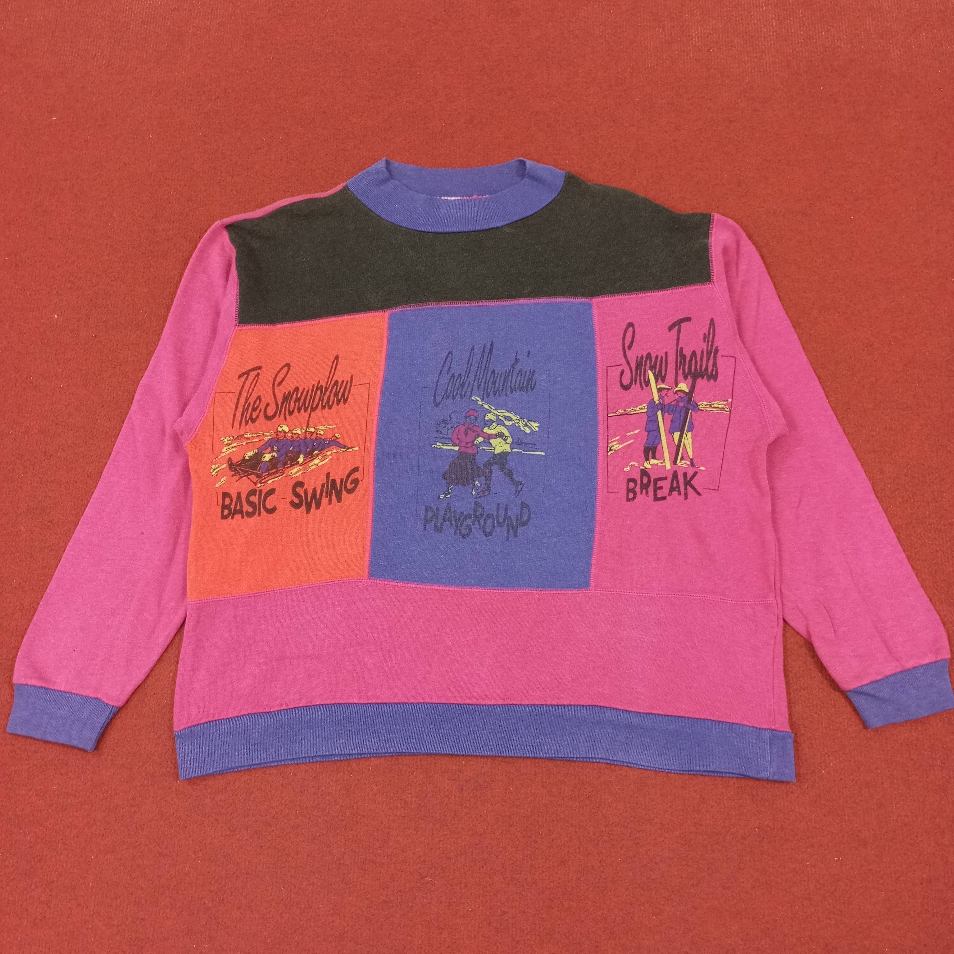 The Snowplow Art Design Vintage Sweatshirt