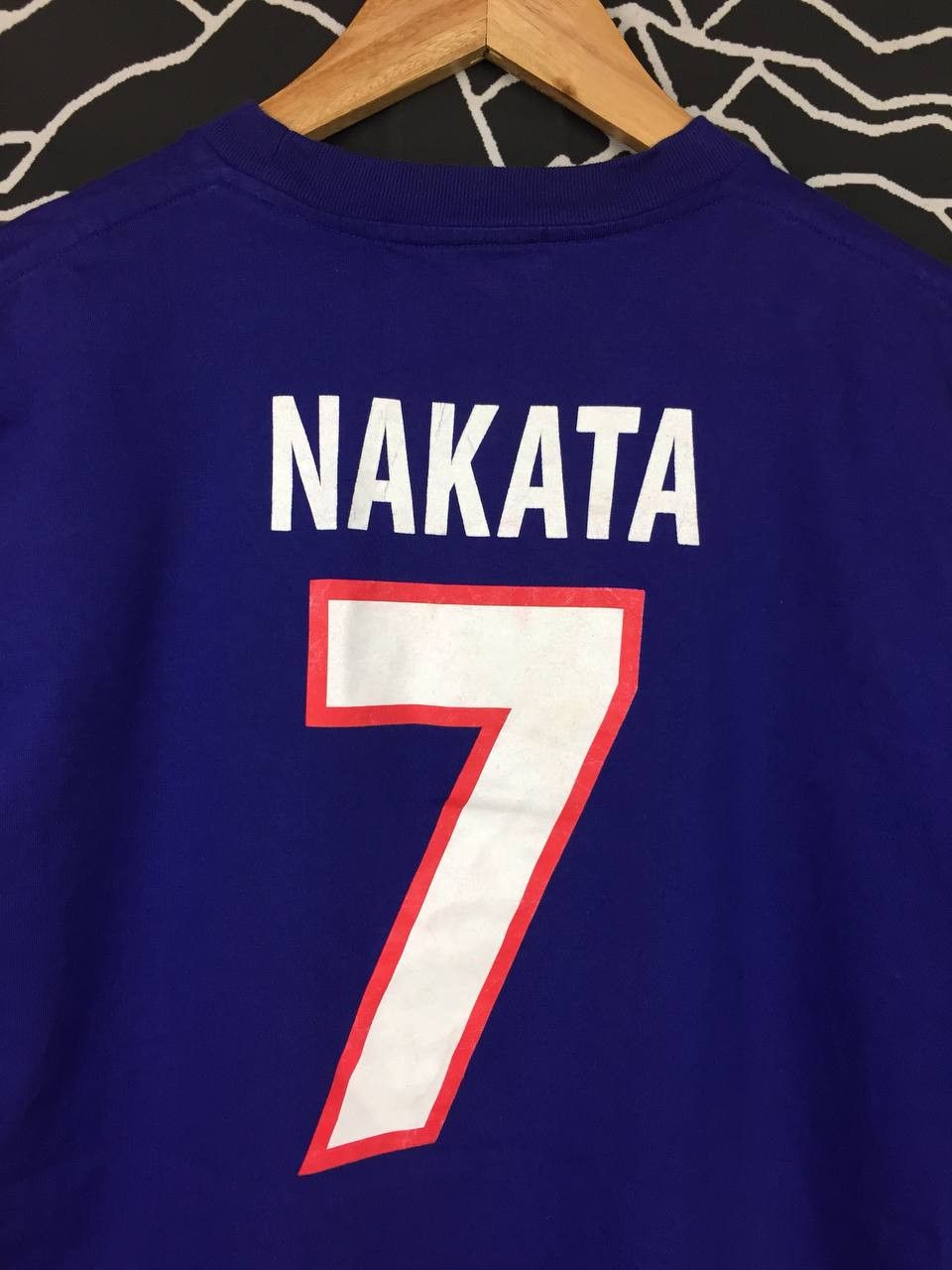 Japanese Brand × Vintage Vtg JFA Japan National Team Hidetoshi Nakata Tee Size US L / EU 52-54 / 3 - 7 Thumbnail