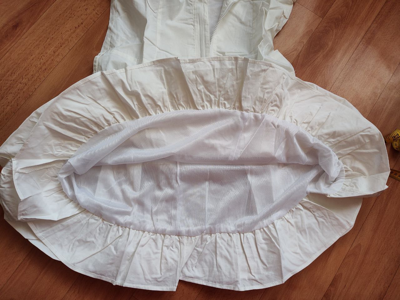 Other White Parachute Mini Dress Hooded Avant Garde Sz M NEW Size M / US 6-8 / IT 42-44 - 3 Thumbnail