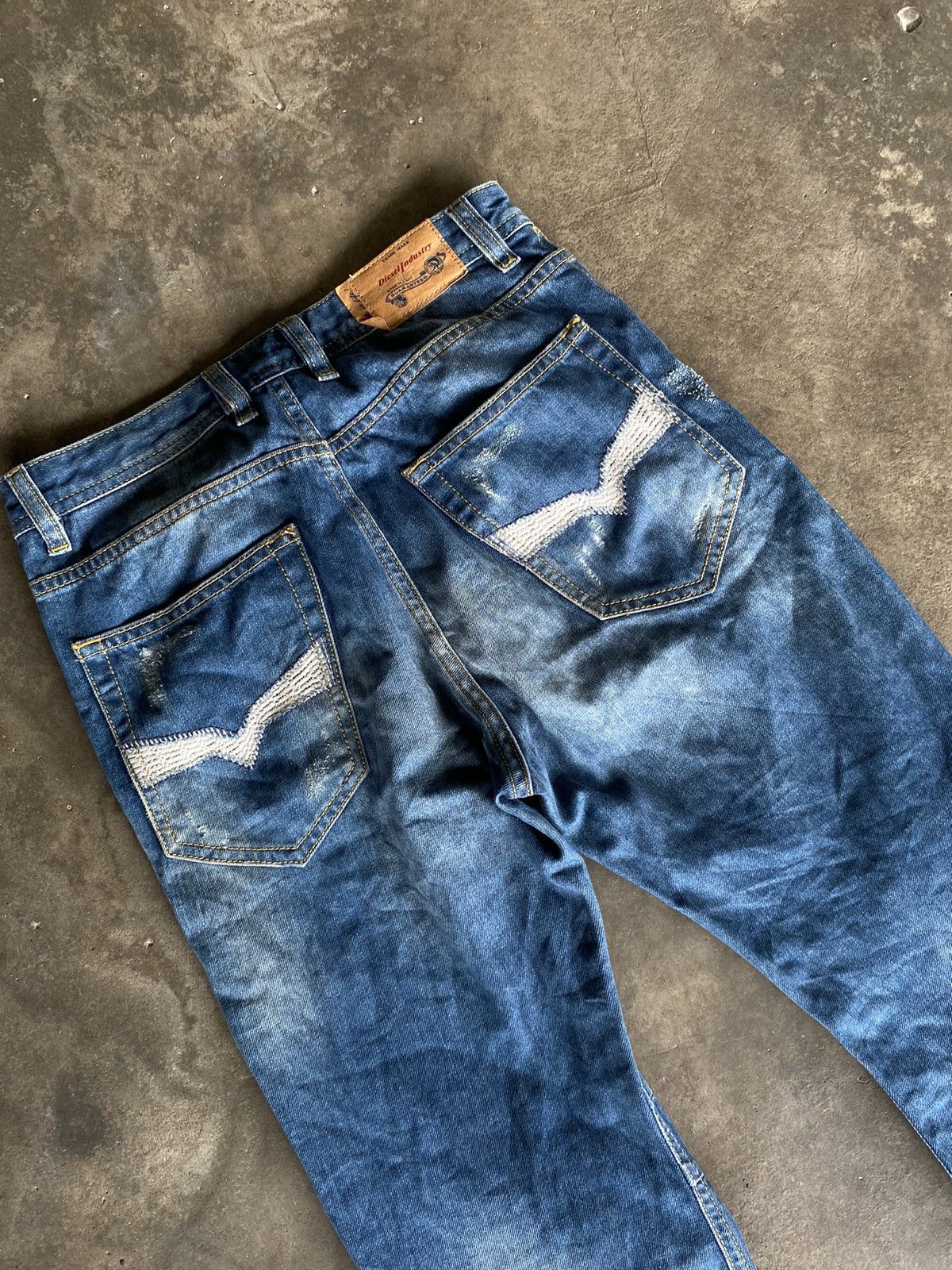 Diesel DIESEL RIPED DENIM PANTS Size 27" / US 4 / IT 40 - 4 Thumbnail