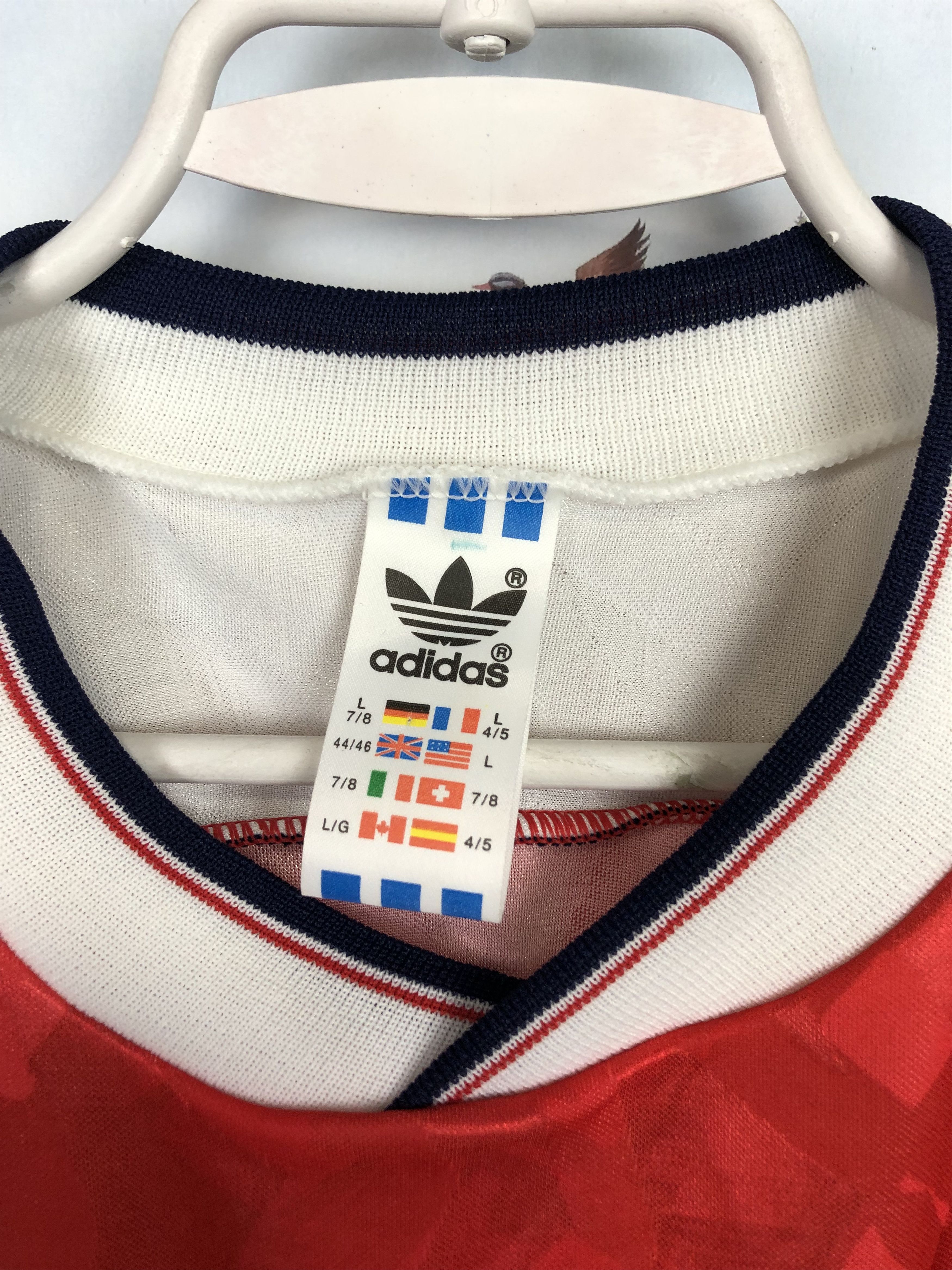 Adidas Vintage 90's Arsenal Football Template Shirt Soccer Jersey Size US L / EU 52-54 / 3 - 6 Thumbnail