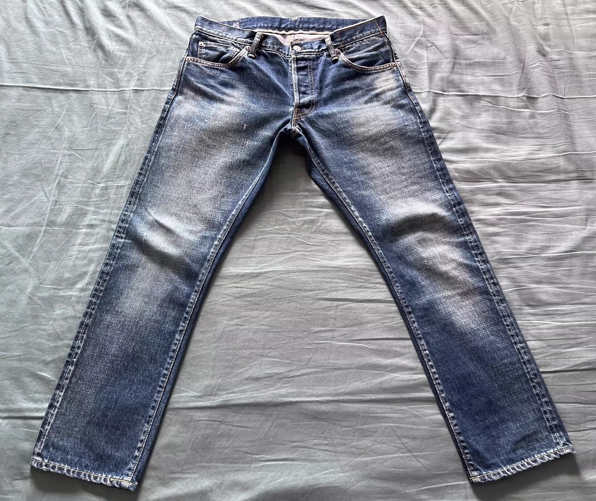 Visvim Visvim Social sculpture 10 damaged 14 denim | Grailed