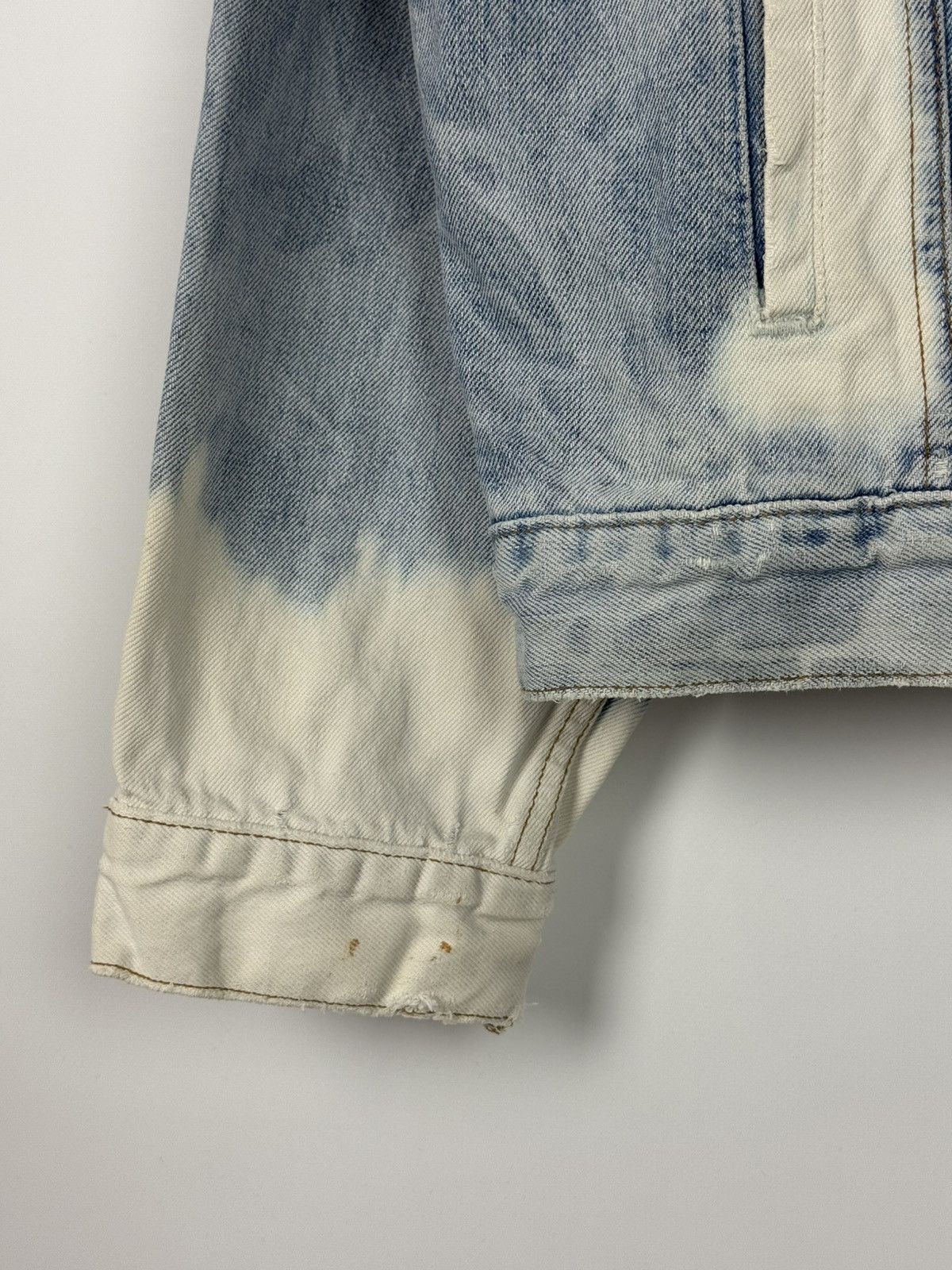 Levi's Vintage Distressed Levi’s Washed Denim Custom Made Jacket Size US XL / EU 56 / 4 - 10 Thumbnail
