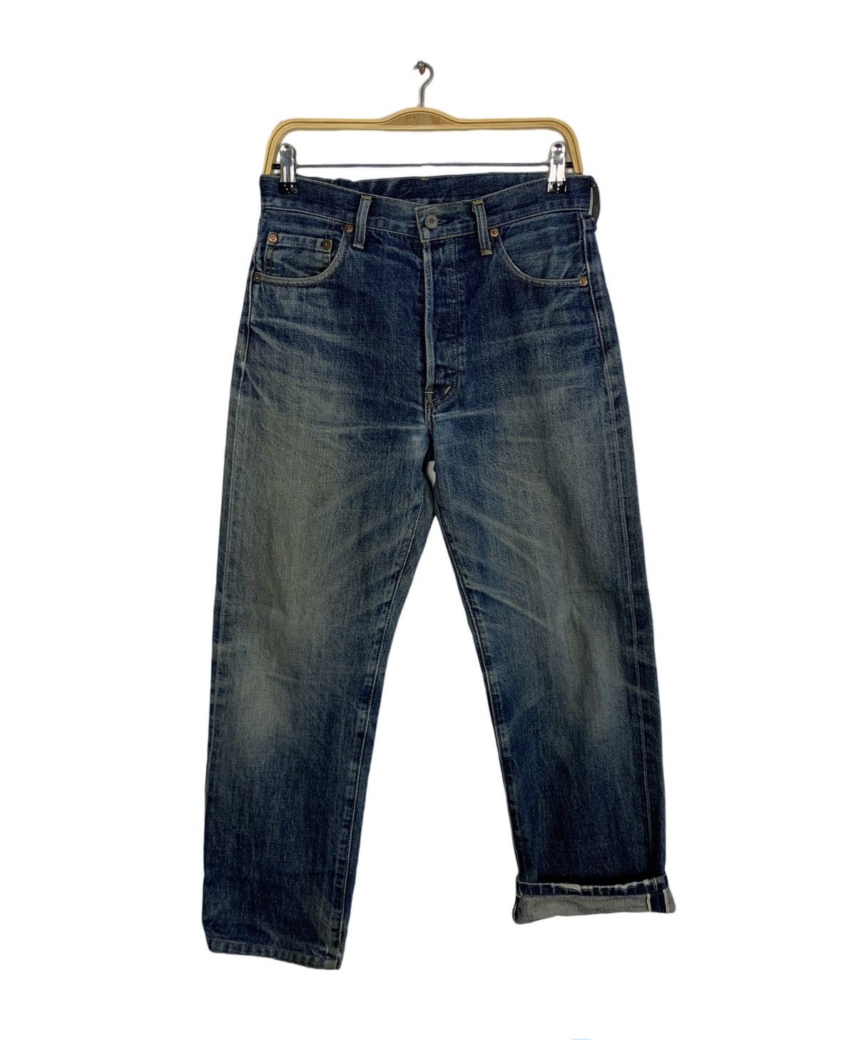 Levi's Levi’s Strauss Big E Selvedge Beauty Faded Fits 28 29 Size US 29 - 3 Thumbnail