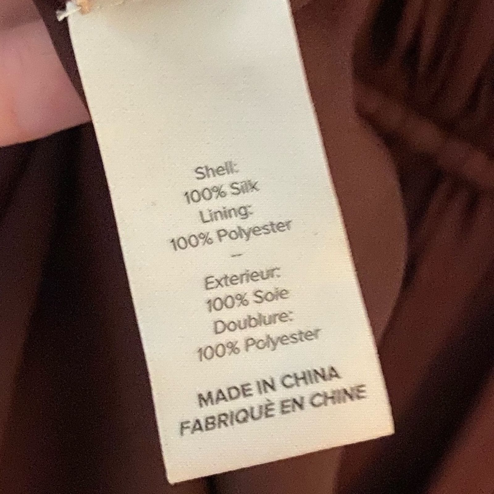 Cinq a Sept Cinq a Sept $380 Silk Lotus Dress In Rum Raisin XS EUC Size XS / US 0-2 / IT 36-38 - 15 Thumbnail