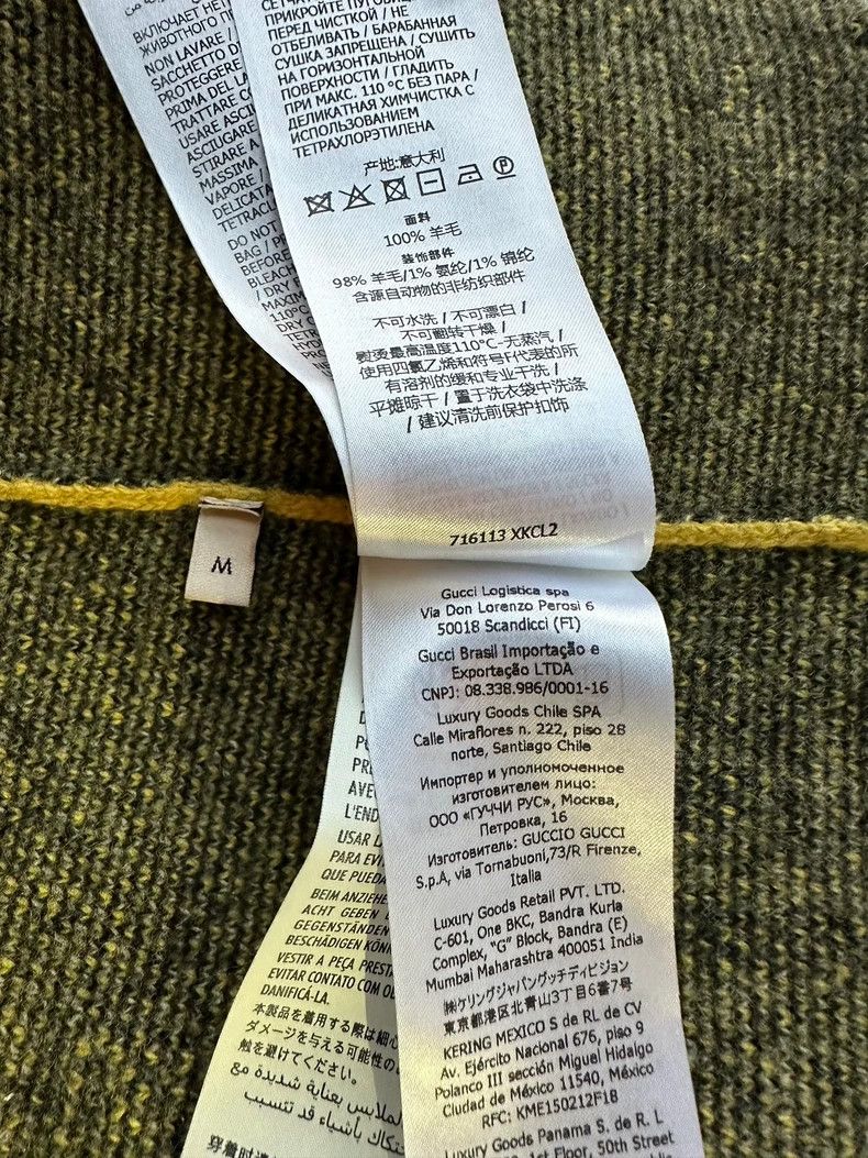 Gucci Gucci Long-sleeved cardigan sweater 2501-Nextarrow Size US M / EU 48-50 / 2 - 5 Thumbnail