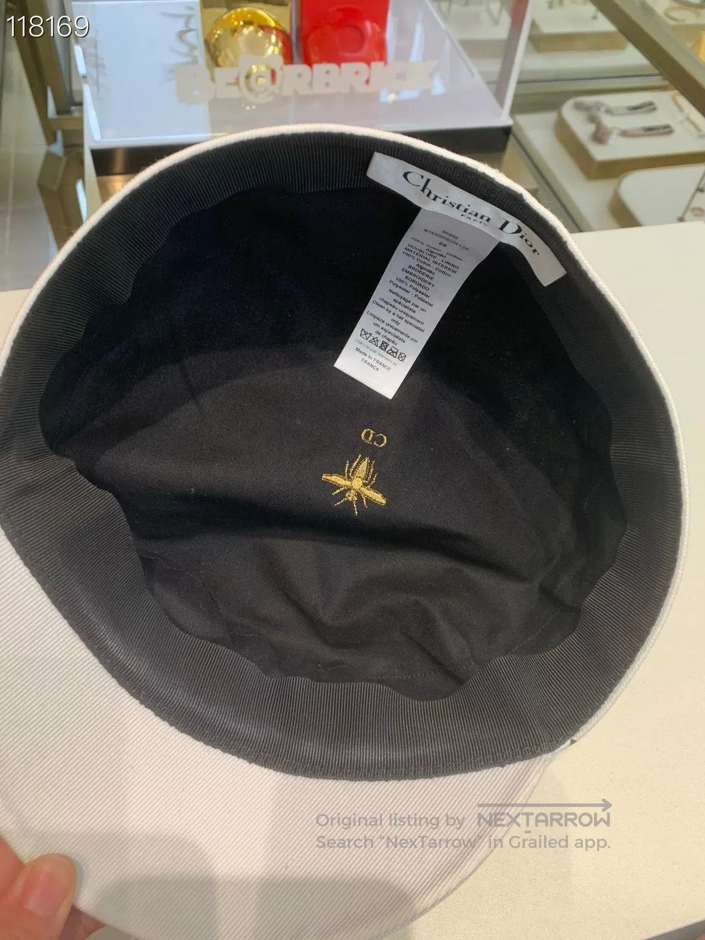 Dior Dior Limited Edition Graffiti Print Sailor Newsboy Cap. Size ONE SIZE - 5 Thumbnail