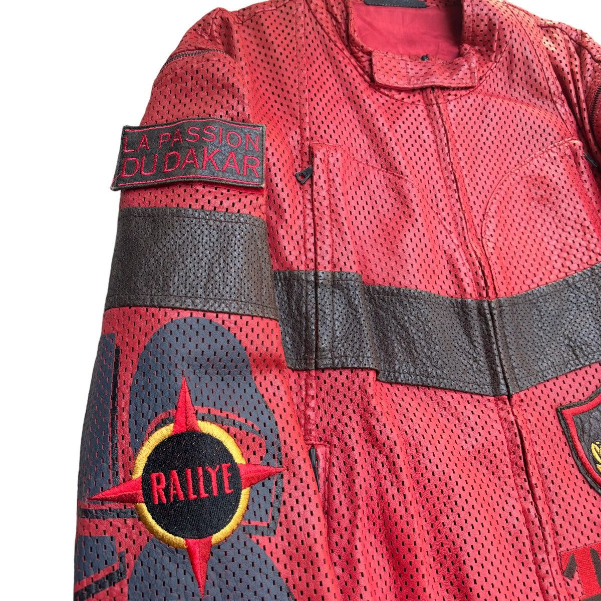Gianfranco Ferre Ferre Racing Team Rally Dakar Leather Jacket Size US M / EU 48-50 / 2 - 9 Thumbnail