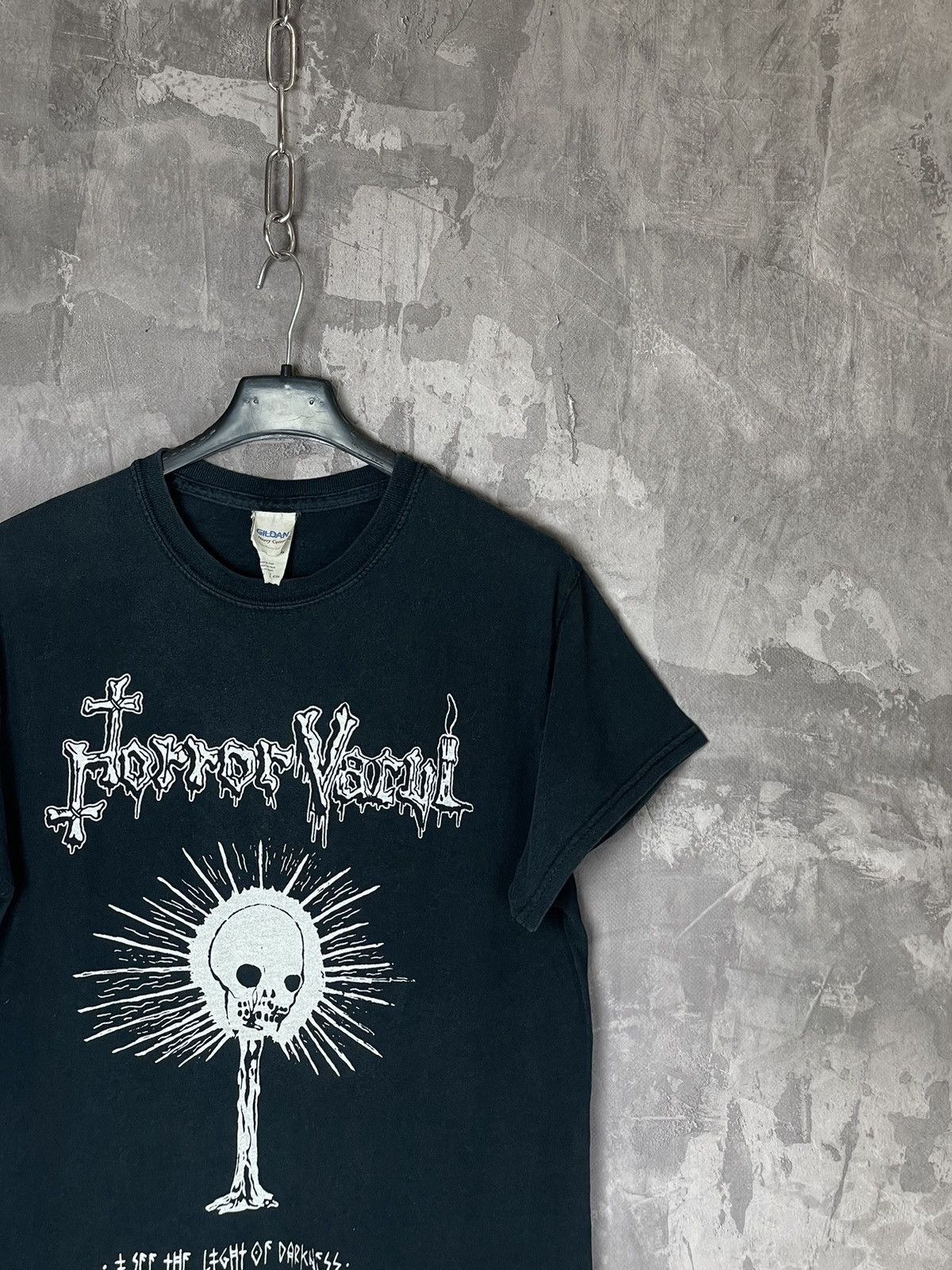 Band Tees × Vintage VINTAGE HORROR VACUI HORROR GOTH SKULL Y2K T Shirt Size US S / EU 44-46 / 1 - 3 Thumbnail