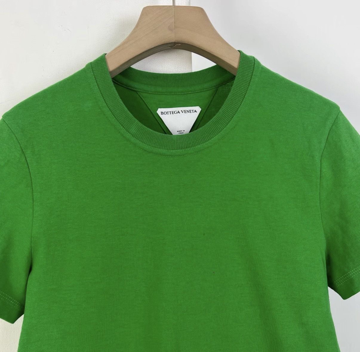 Bottega Veneta Bottega Veneta BV Back Embroidered Green Short Sleeve K12 Size XS / US 0-2 / IT 36-38 - 4 Thumbnail